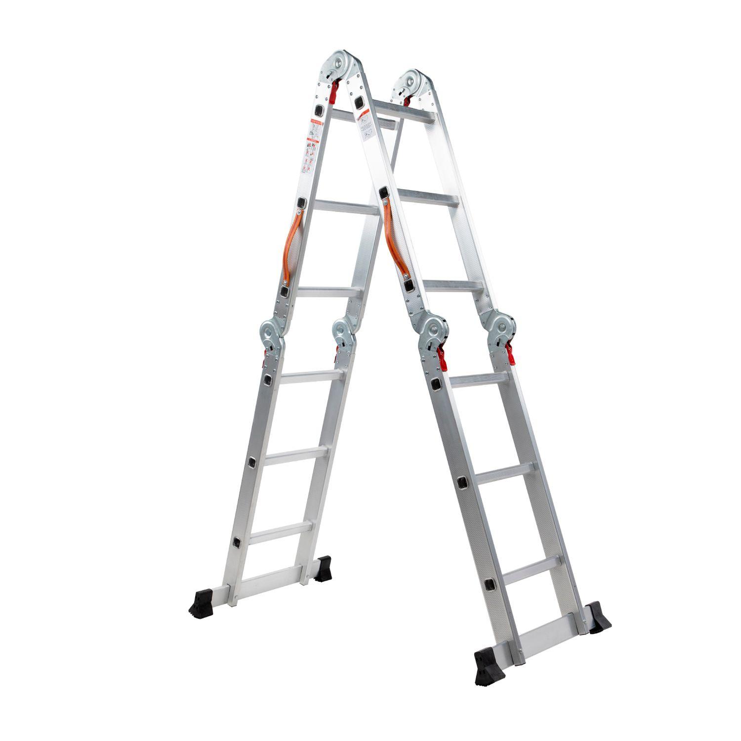 Escalera Multiproposito Aluminio 3.5m 12 Peldaños-0