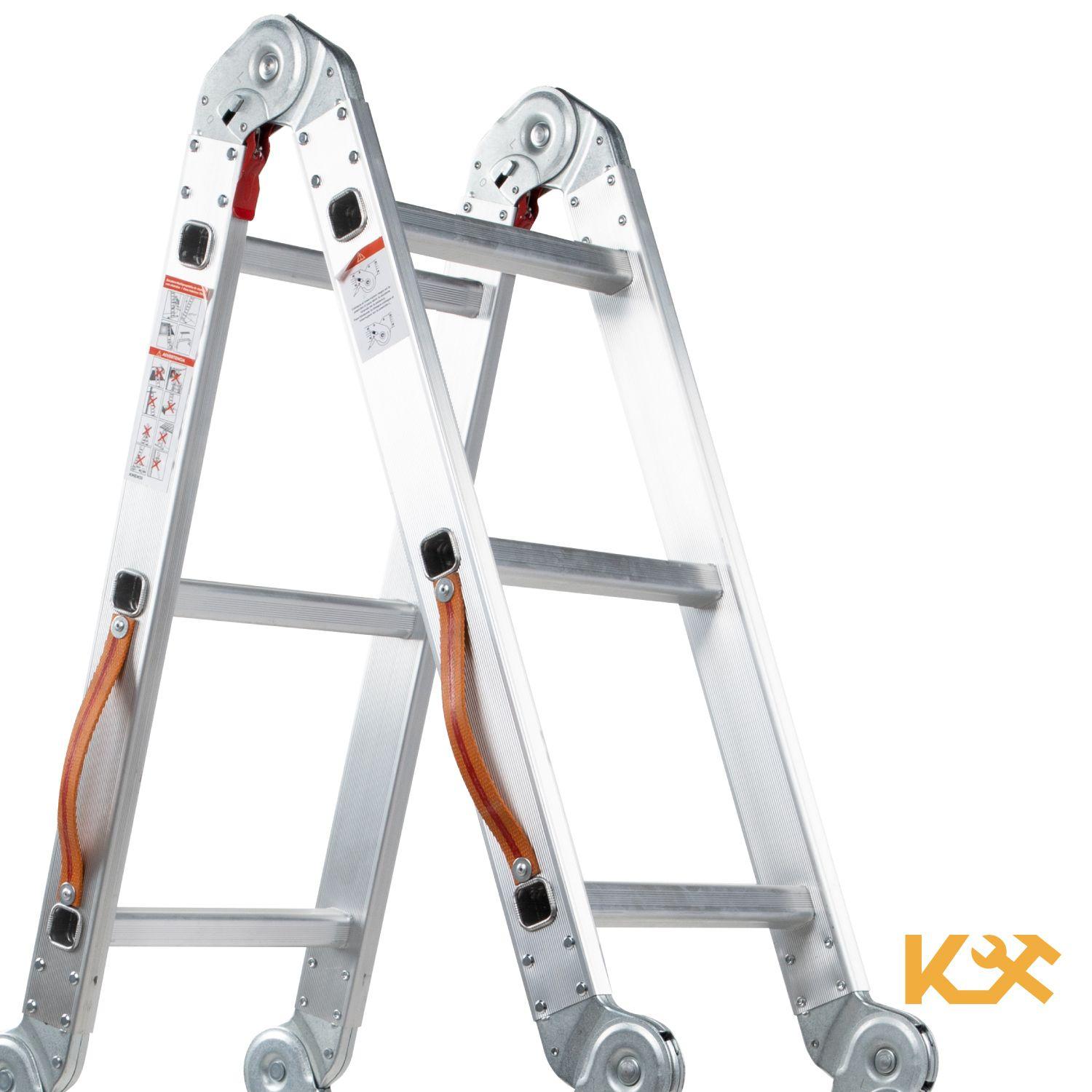 Escalera Multiproposito Aluminio 3.5m 12 Peldaños-2