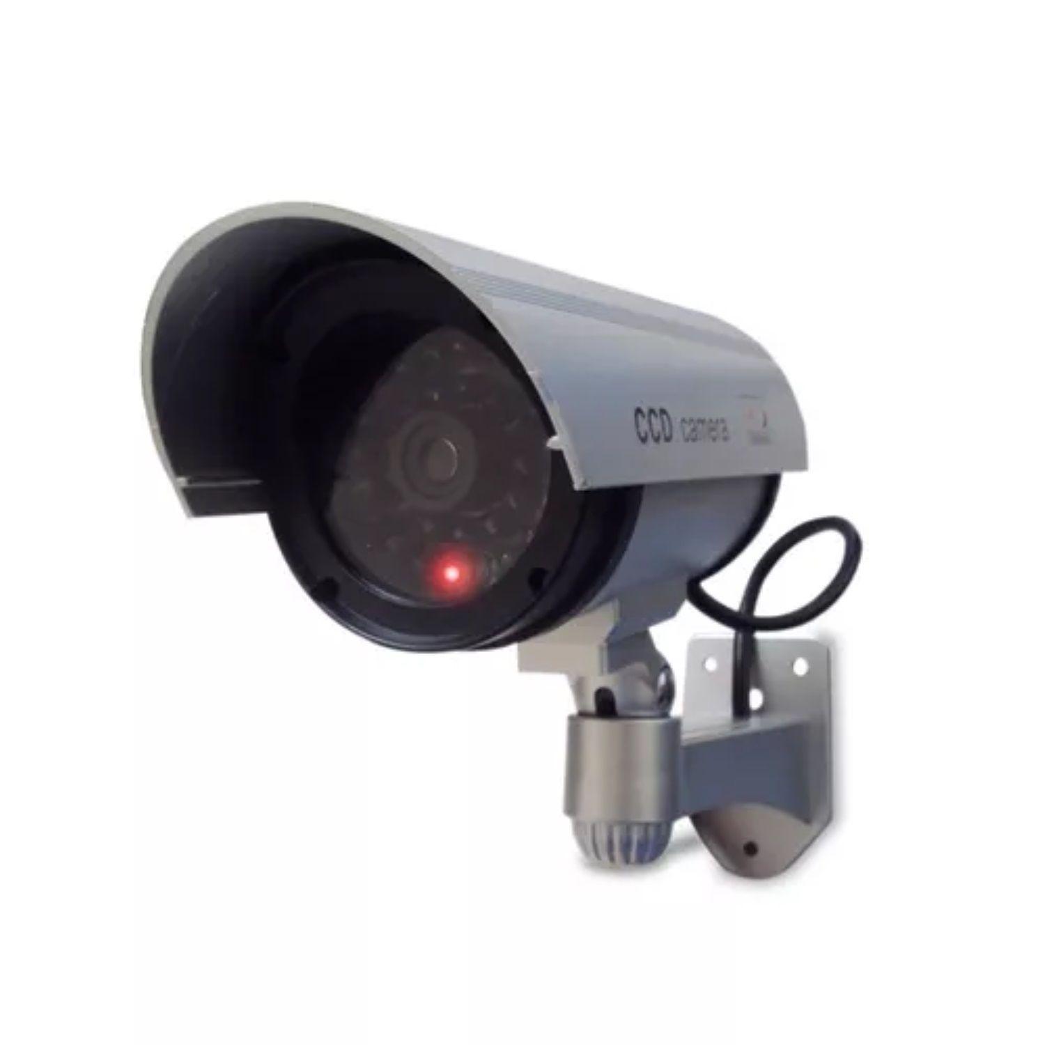 Camara de Seguridad Falsa Tipo Bullet Luz Intermitente-1