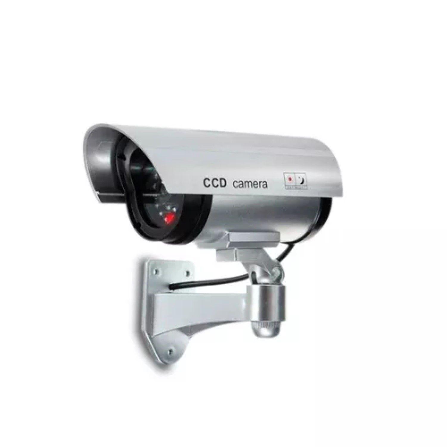 Camara de Seguridad Falsa Tipo Bullet Luz Intermitente-0