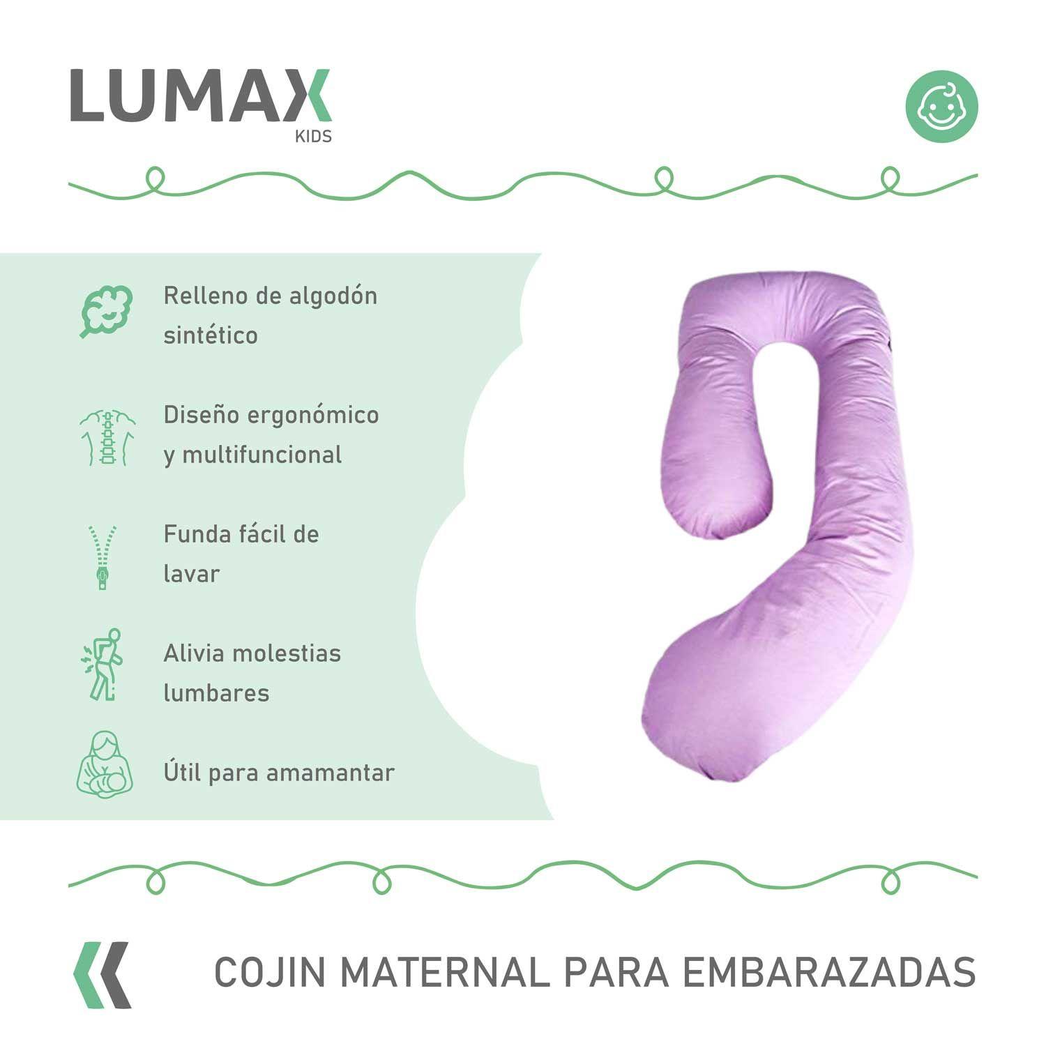 Cojin Maternal Grande Para Embarazada Morado Metinca-1