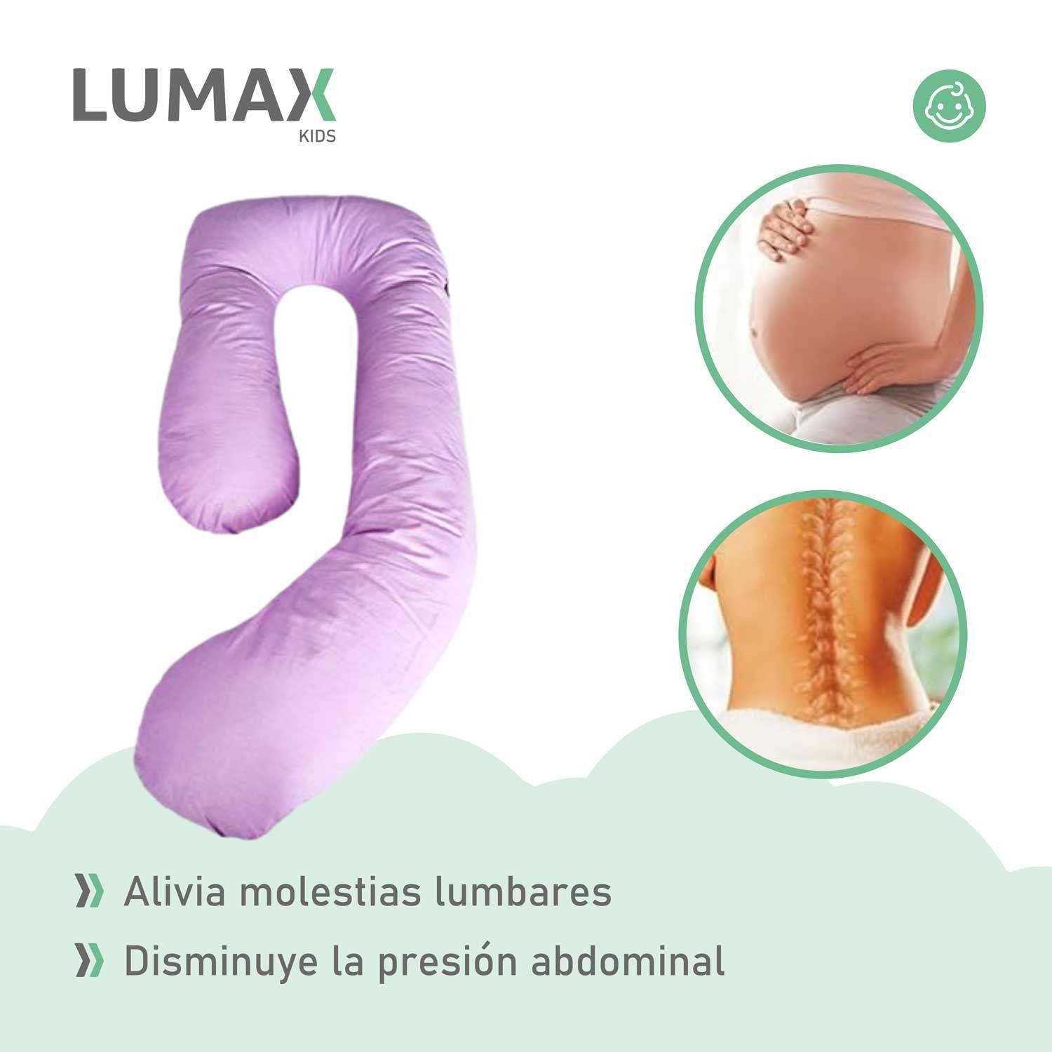Cojin Maternal Grande Para Embarazada Morado Metinca-4