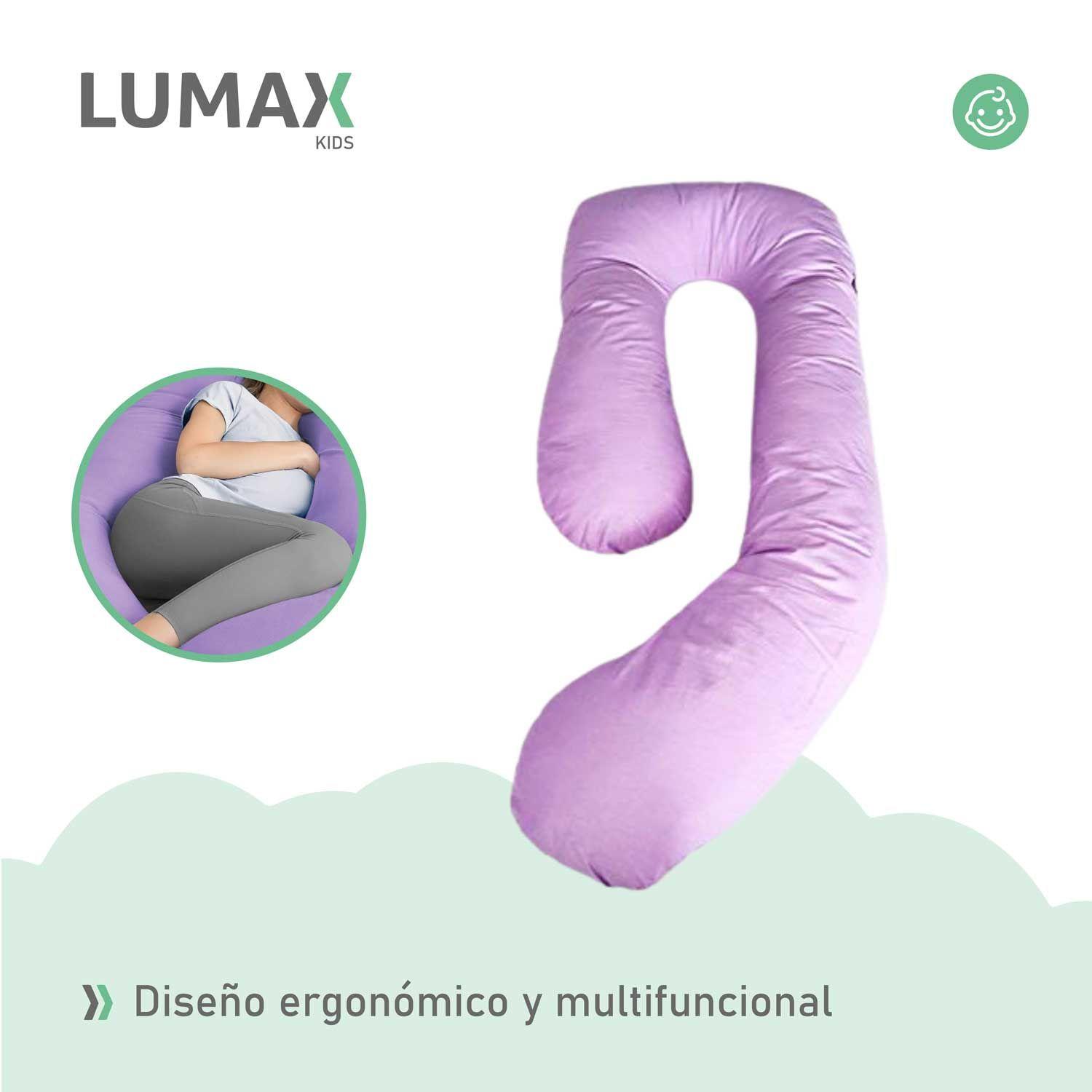 Cojin Maternal Grande Para Embarazada Morado Metinca-6