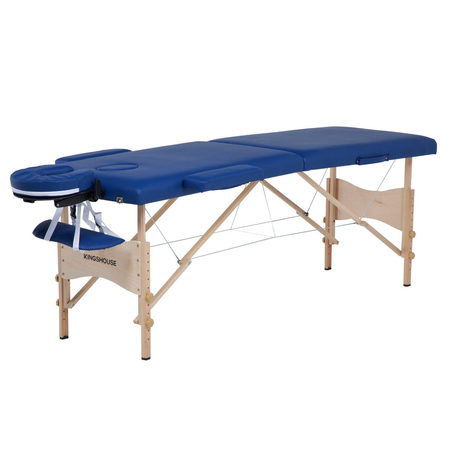 Camilla de Masajes Portatil Estuche Spa Azul-0