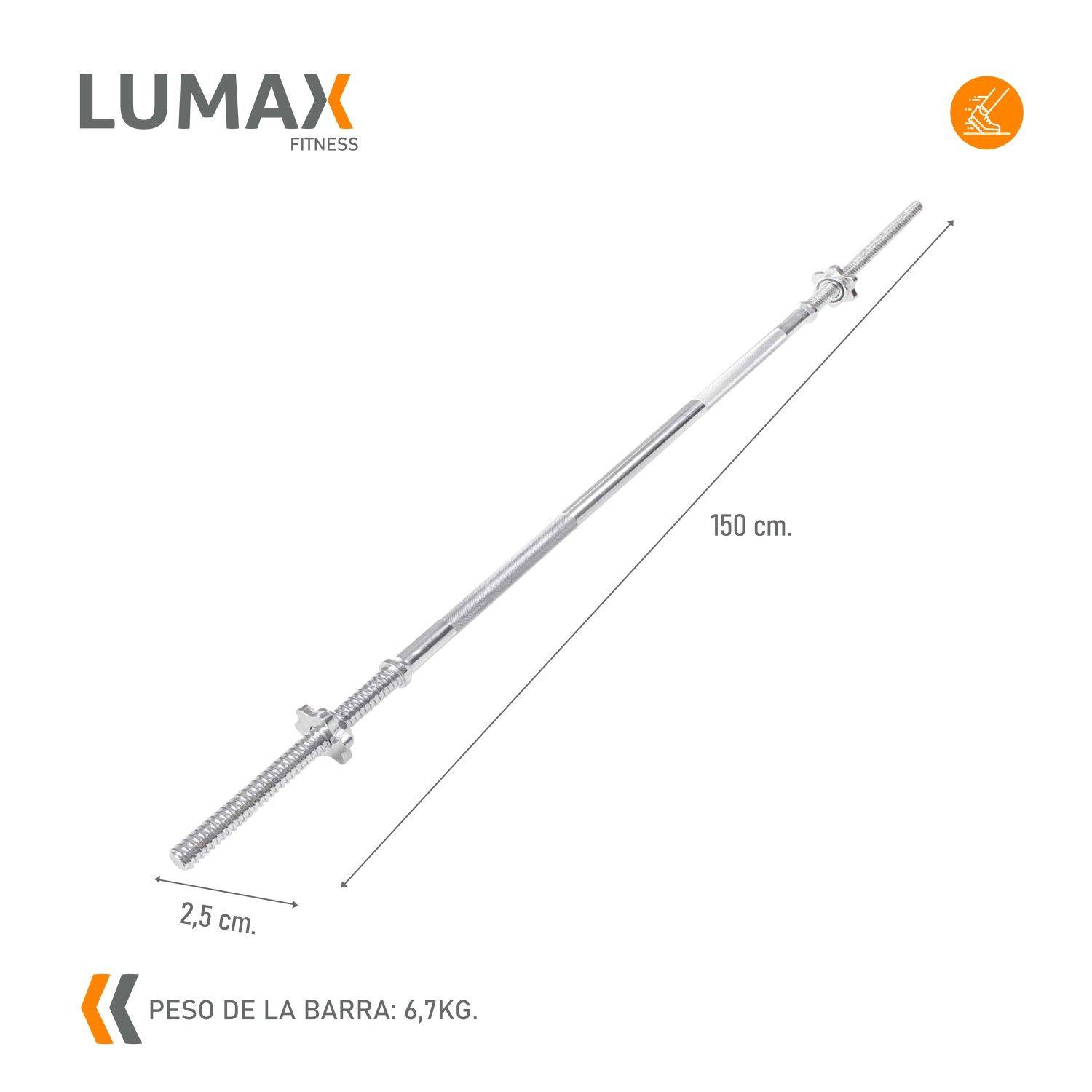 Barra Regular Recta 1.50 Mt X 2.5 cm X 6.7 Kg-2