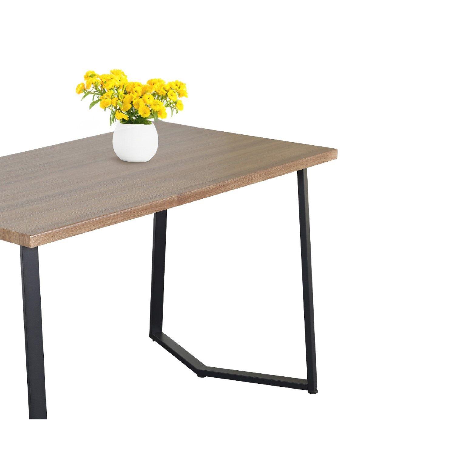 Juego Comedor Mesa + 4 Sillas con Respaldo Acolchonado-2