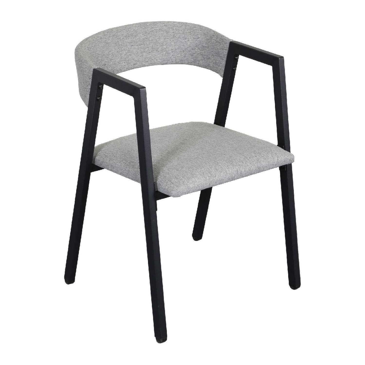 Juego Comedor Mesa + 4 Sillas con Respaldo Acolchonado-4