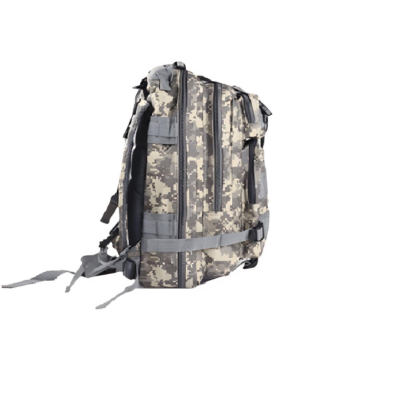 Mochila Tactica Militar Camping 30 Litros Gris Camuflaje-2