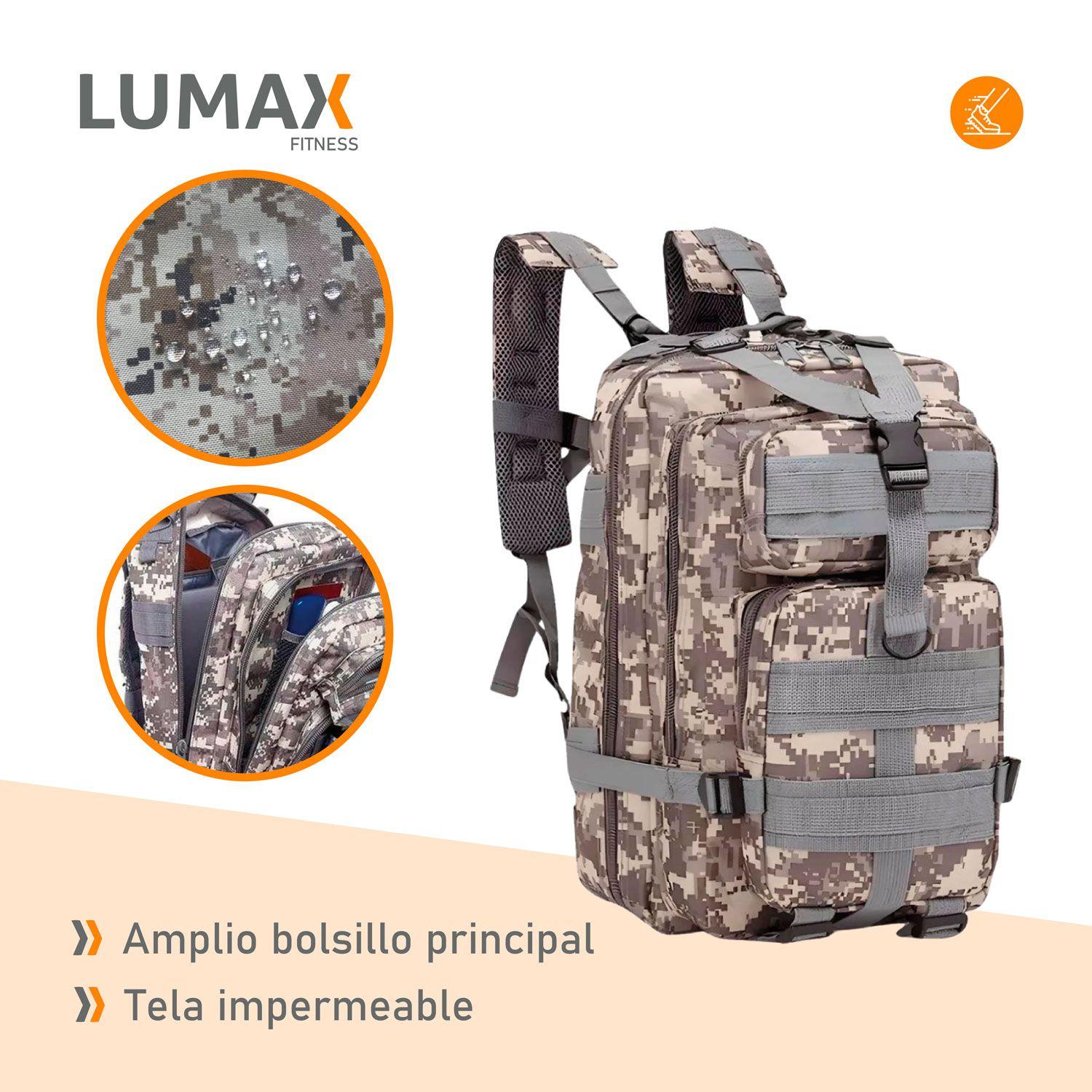 Mochila Tactica Militar Camping 30 Litros Gris Camuflaje-4