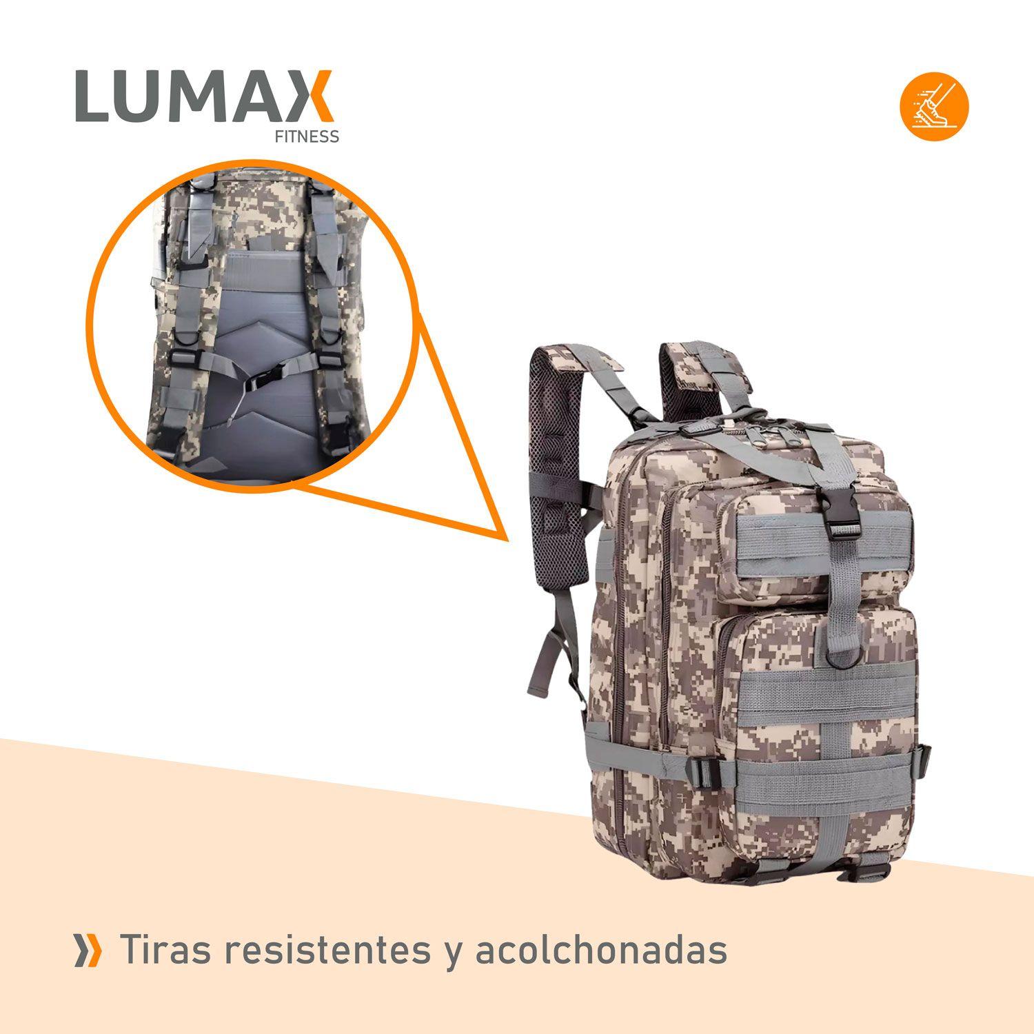 Mochila Tactica Militar Camping 30 Litros Gris Camuflaje-5