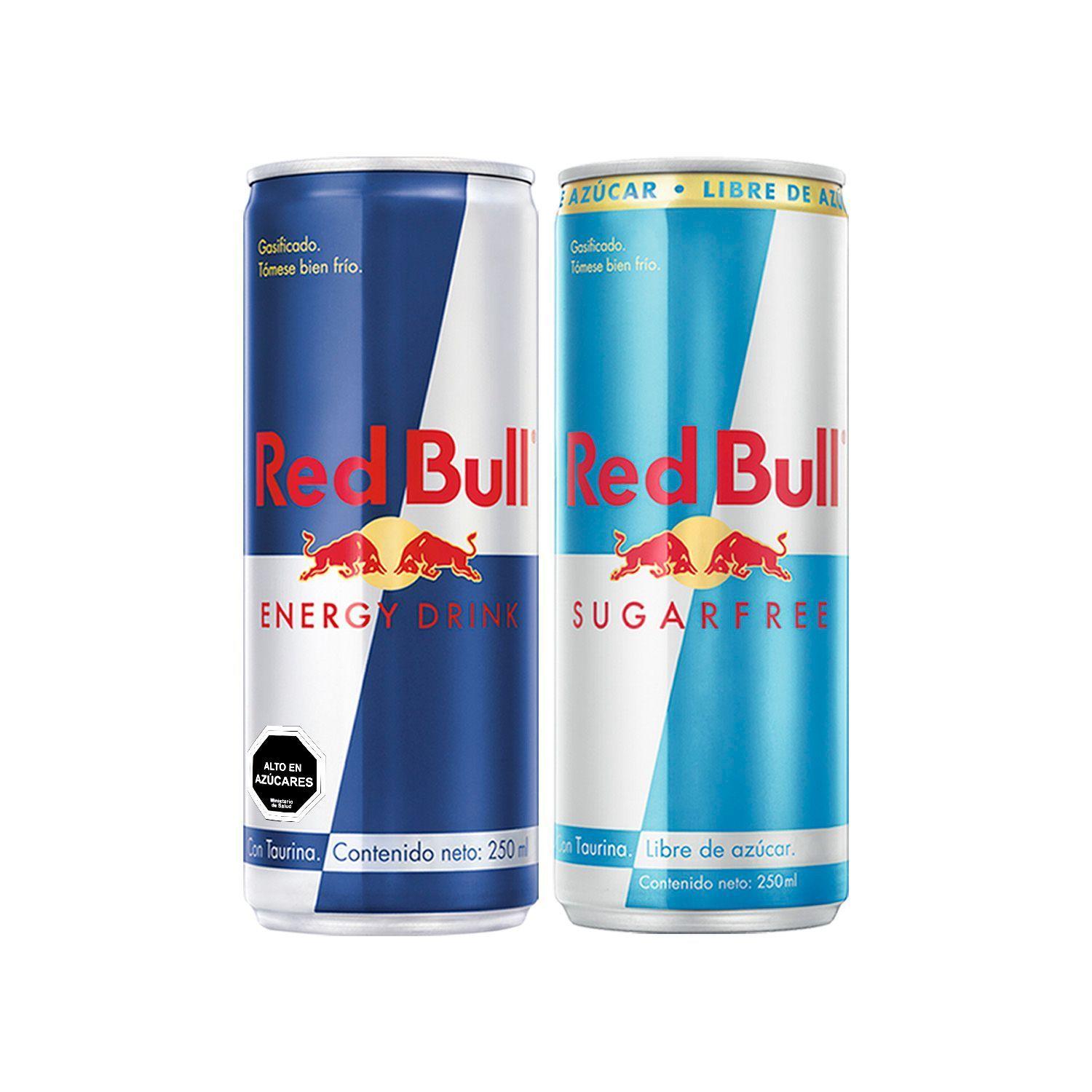 Bebida Energetica Red Bull Mix de Regular & SF 12 Latas de 250ml-1