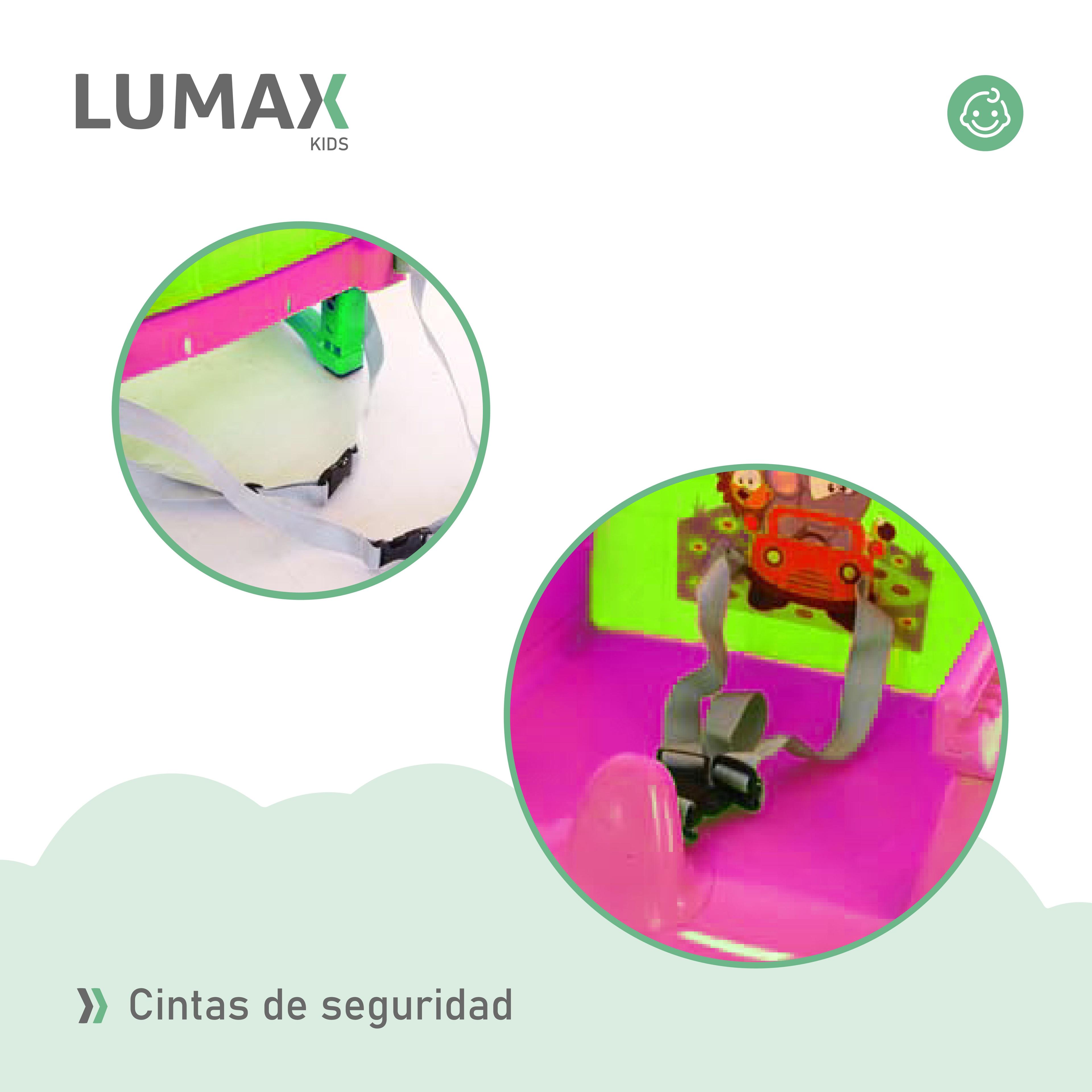 Silla De Bebé Para Comer Portátil Tipo Booster Rosado-4
