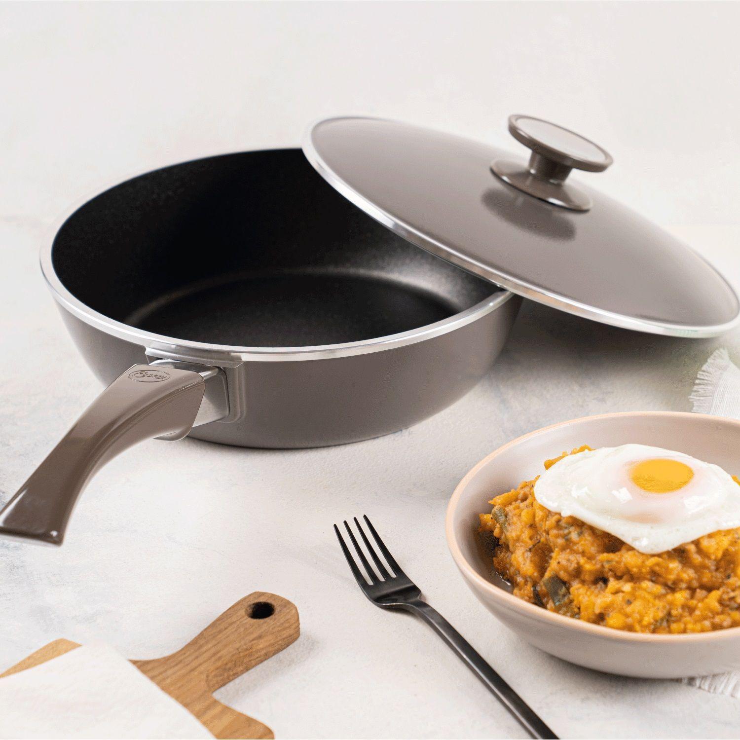 Bateria Essen 4 Piezas Olla & Cacerola Con Tapas Terra-4