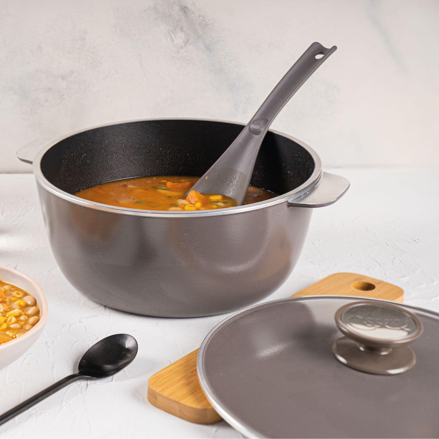 Bateria Essen 4 Piezas Olla & Cacerola Con Tapas Terra-5