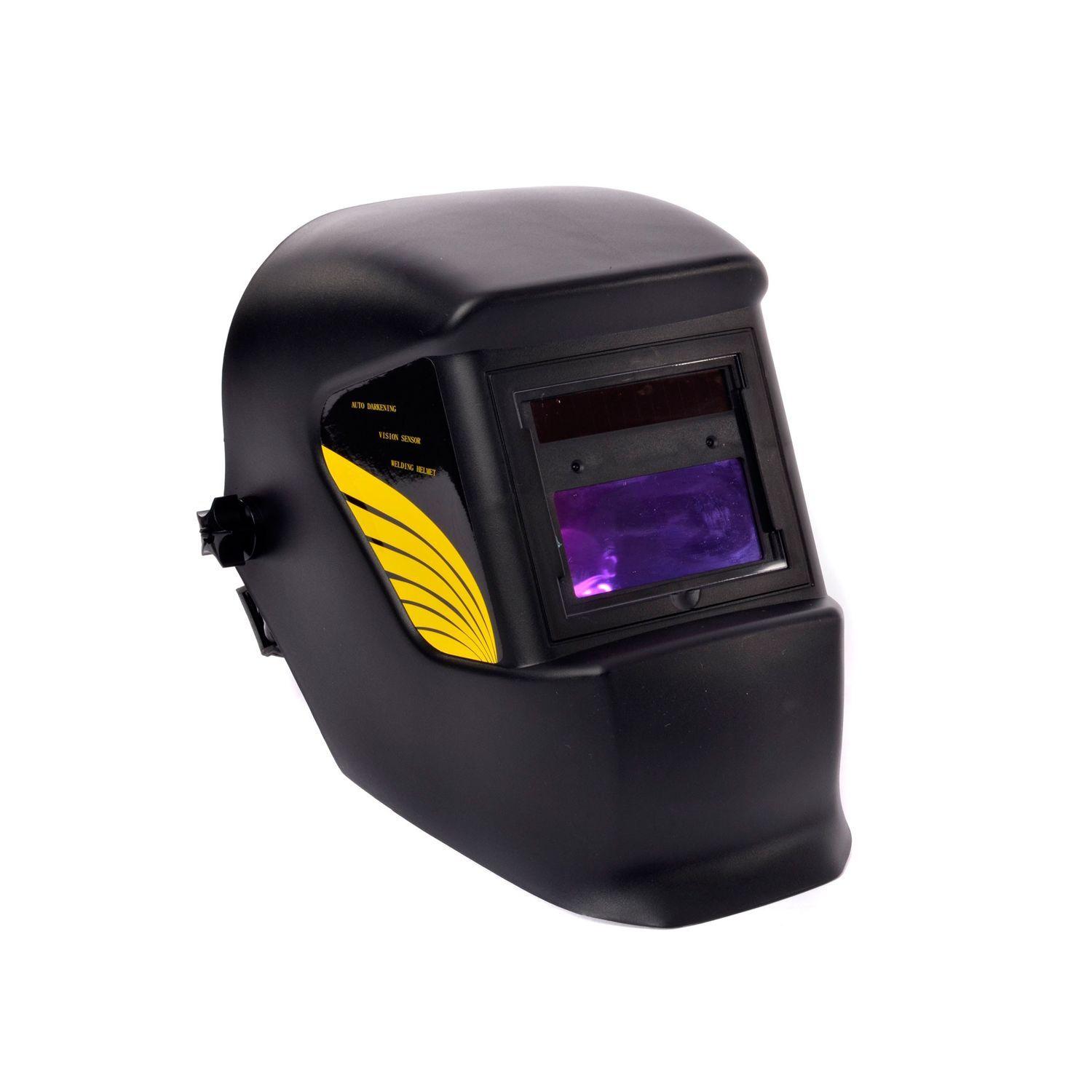 Mascara de Soldar Fotosensibe Con Panel Solar Tipo Casco-0