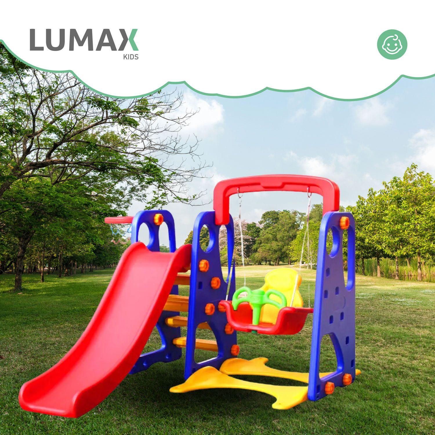 Juego Para El Jardin Set Resbalin Columpio y Basket-3