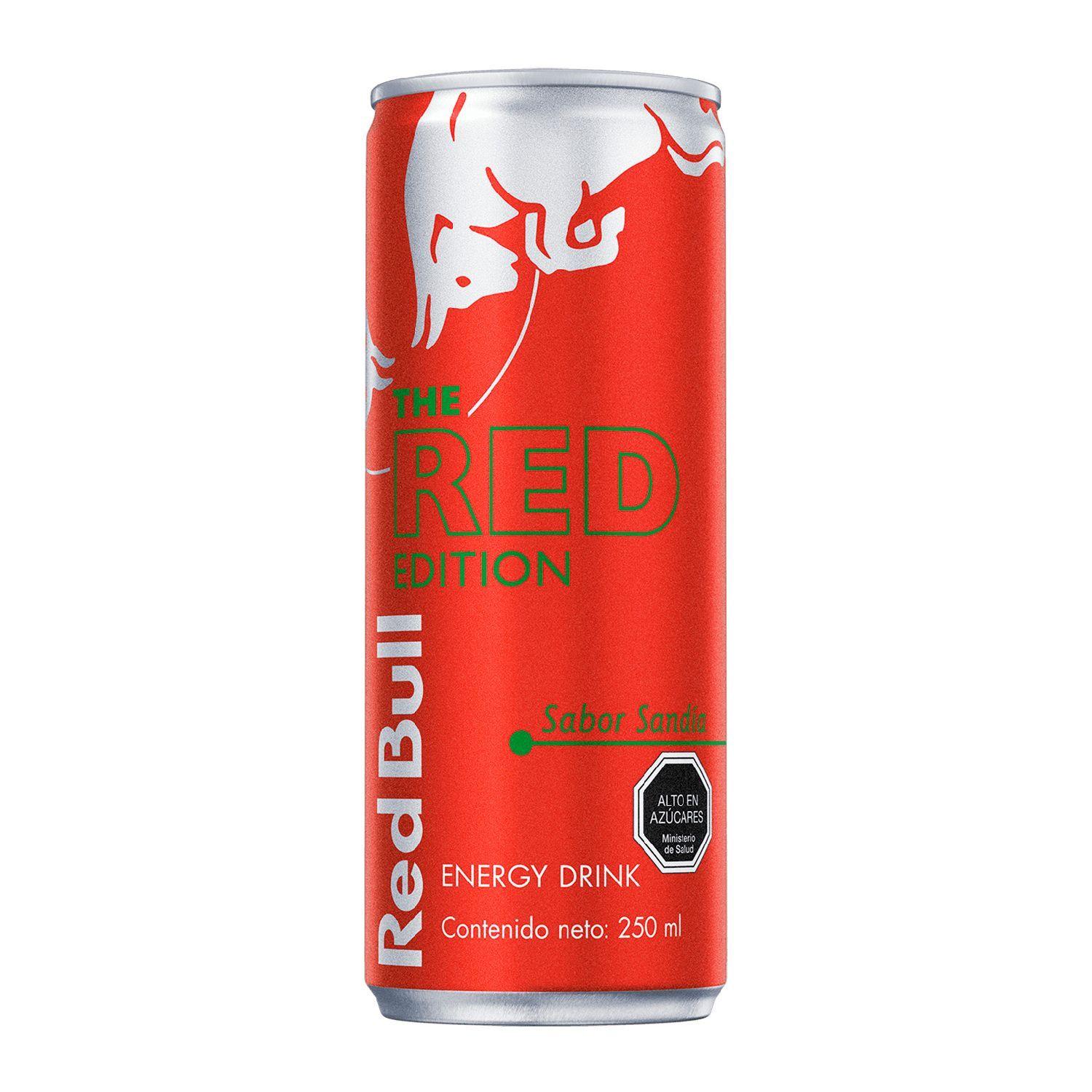 Bebida Energetica Red Bull Red Edition Sandia 12 Latas 250ml-2