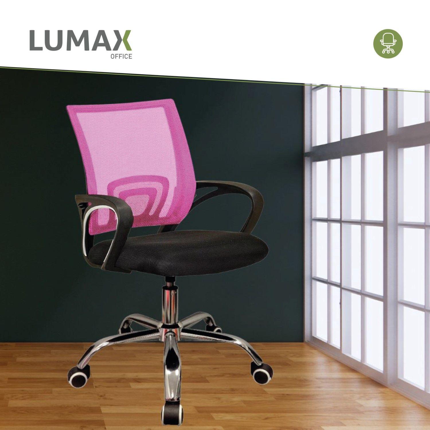 Silla Ejecutiva Escritorio Ezri Mesh Rosa Muebles Metinca-3