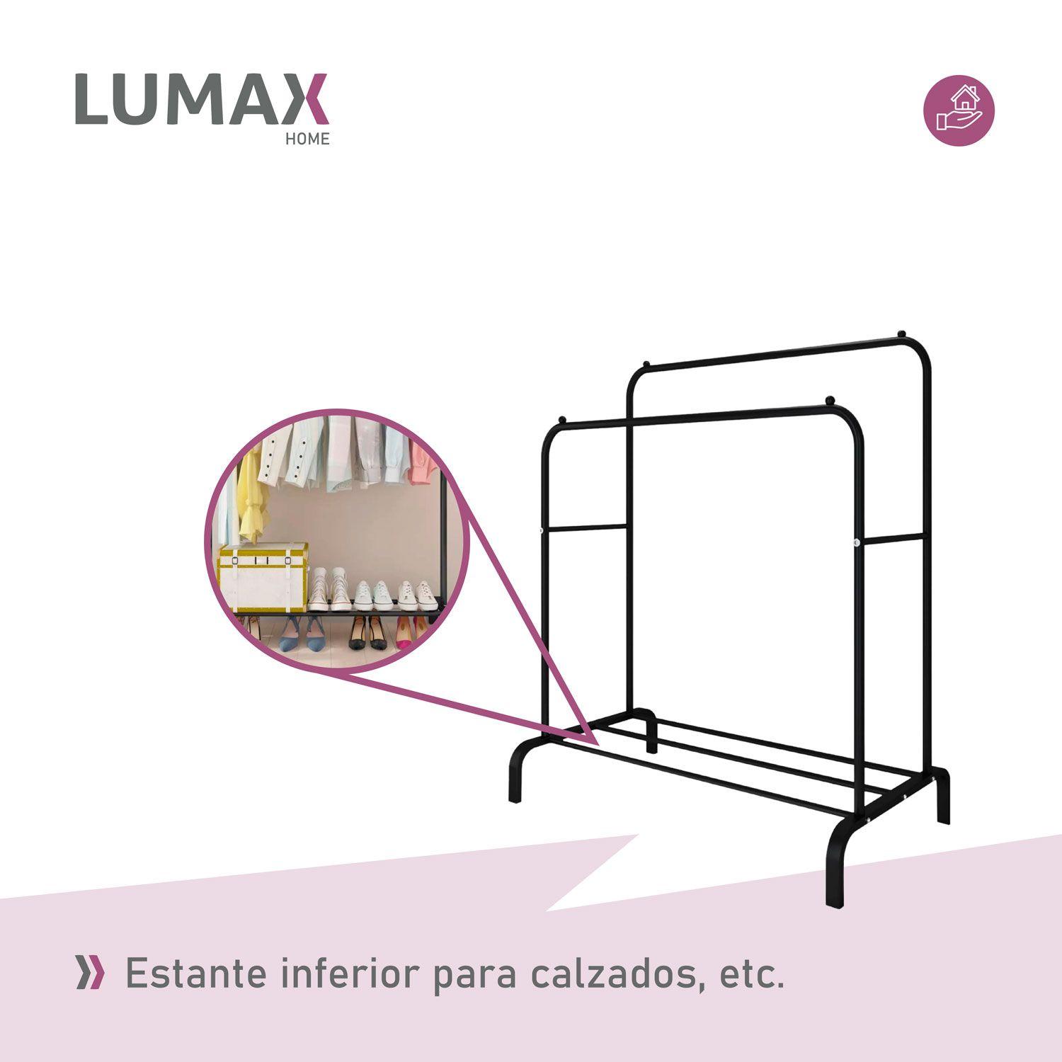 Perchero Organizador de Ropa Closet Hogar de Metal-4