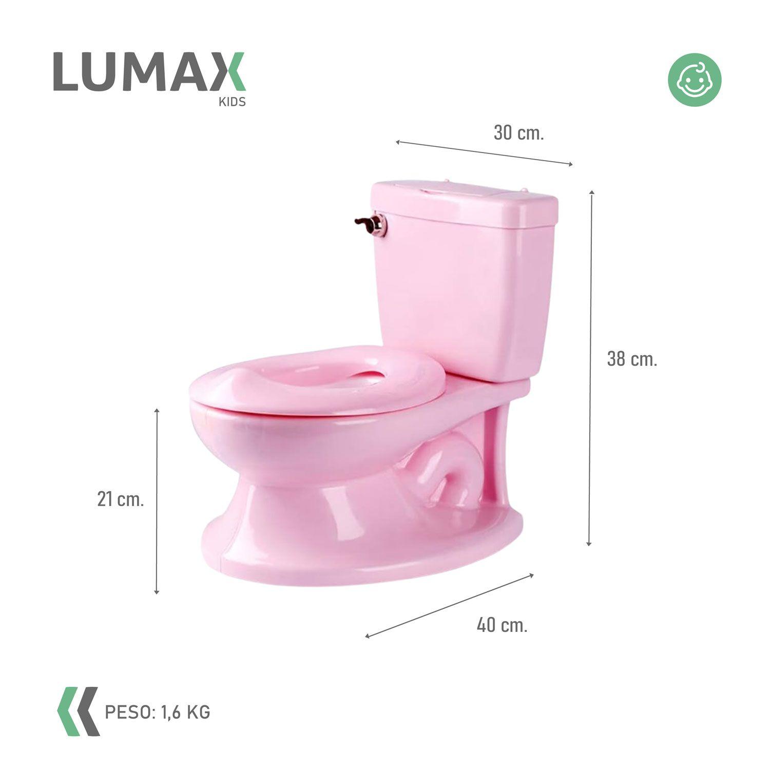 Pelela Aprendizaje Tipo Wc Sonido Cisterna Rosado-2