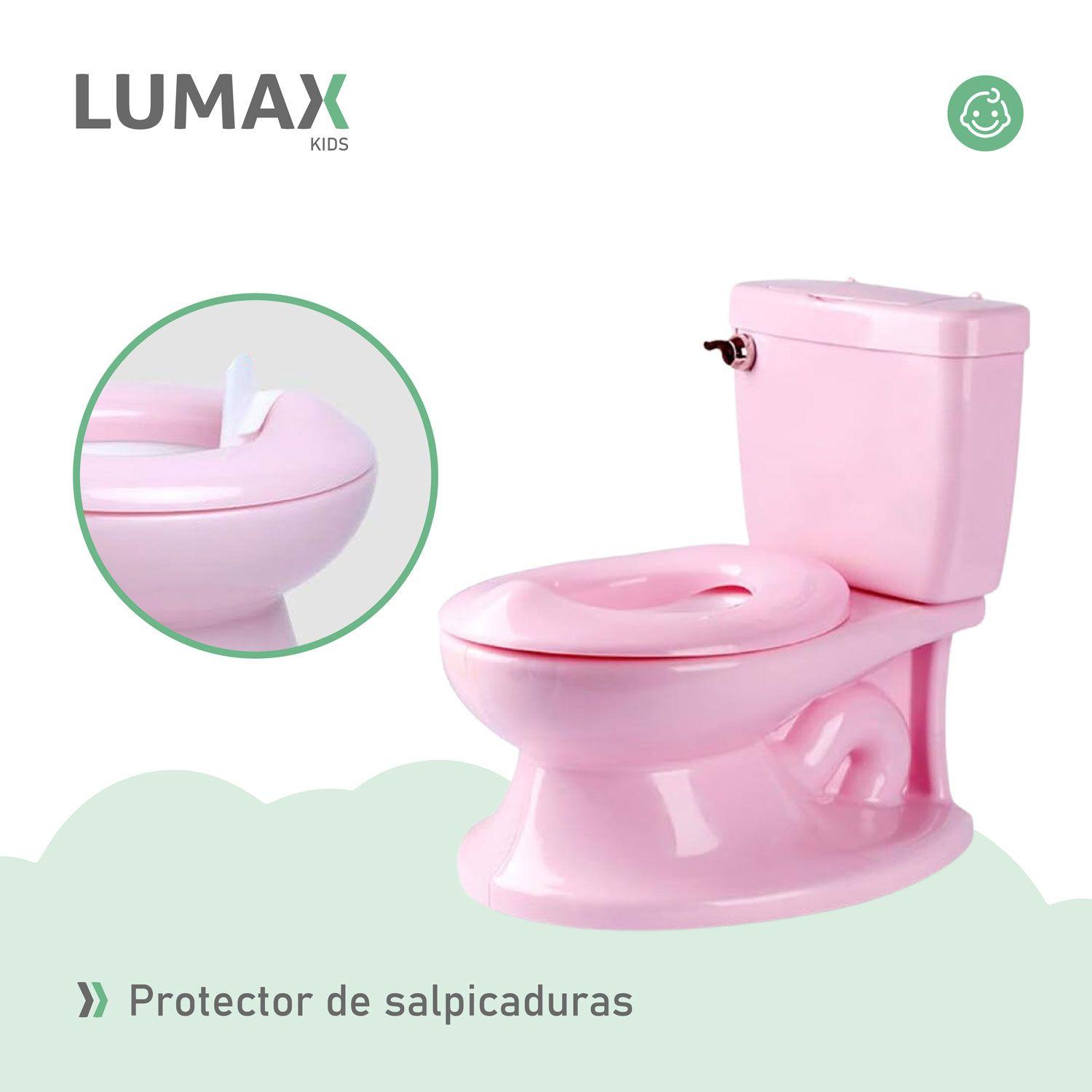 Pelela Aprendizaje Tipo Wc Sonido Cisterna Rosado-4