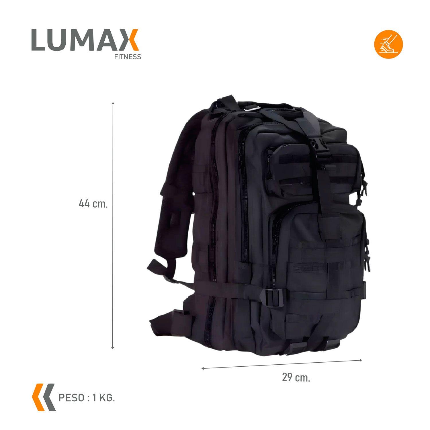 Mochila Tactica Militar Camping 30 Litros Negra-2