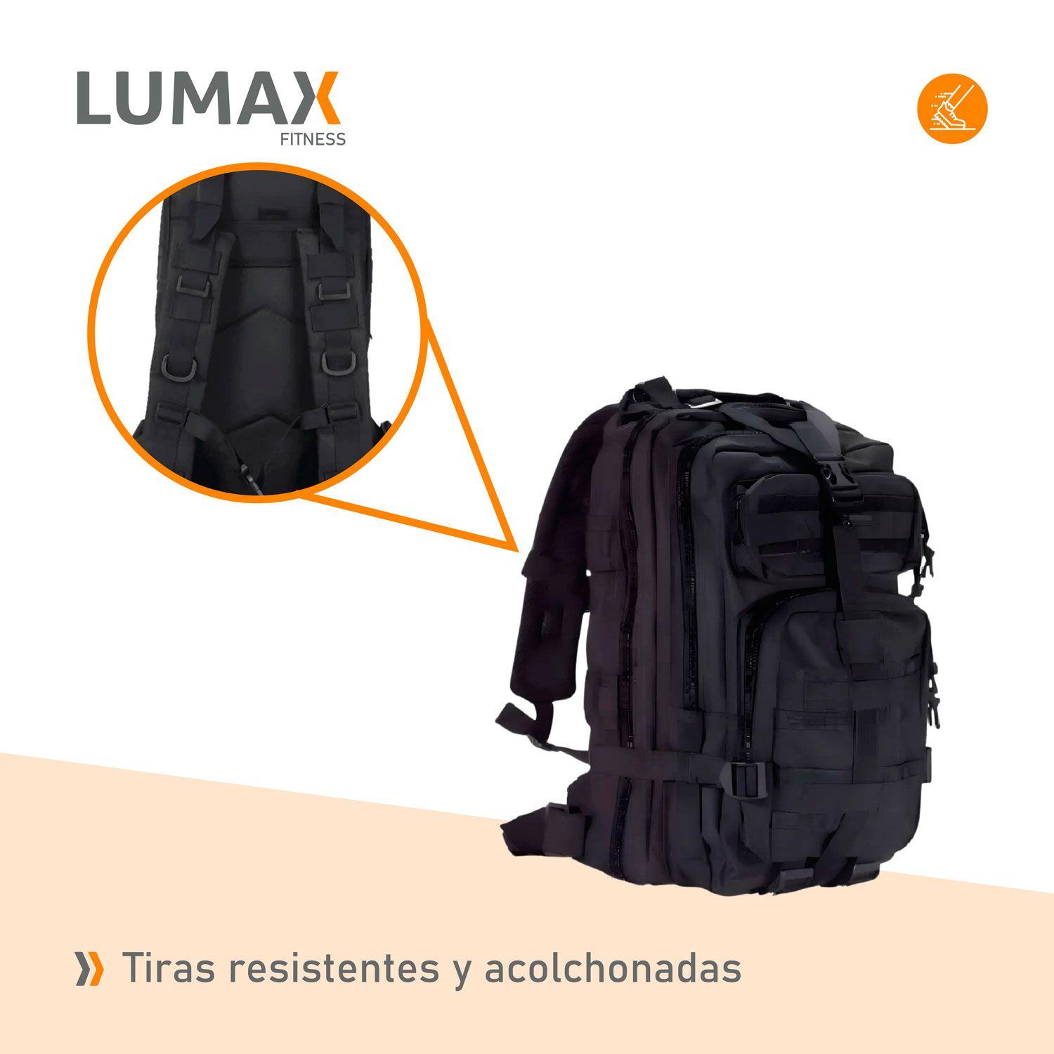 Mochila Tactica Militar Camping 30 Litros Negra-5
