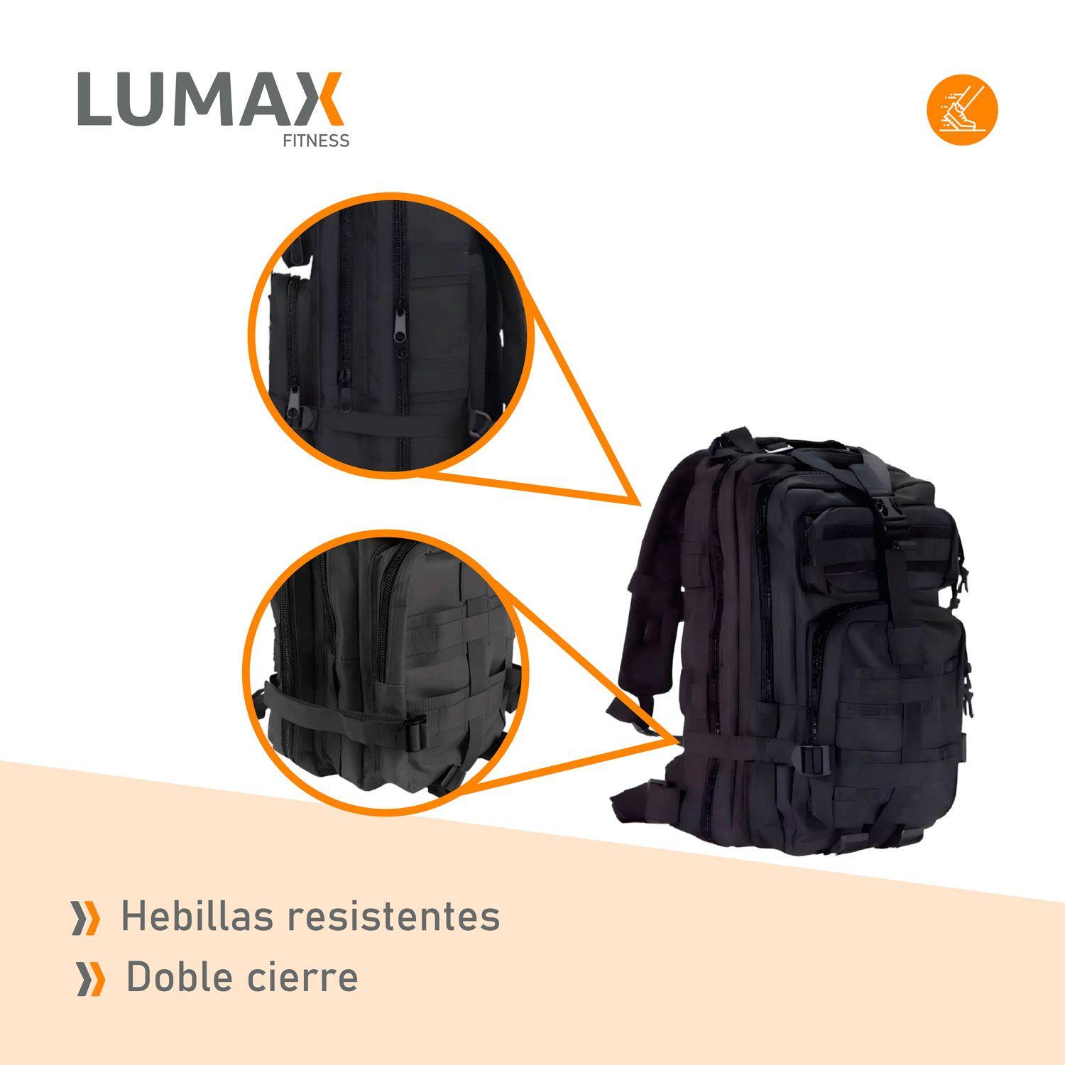 Mochila Tactica Militar Camping 30 Litros Negra-6