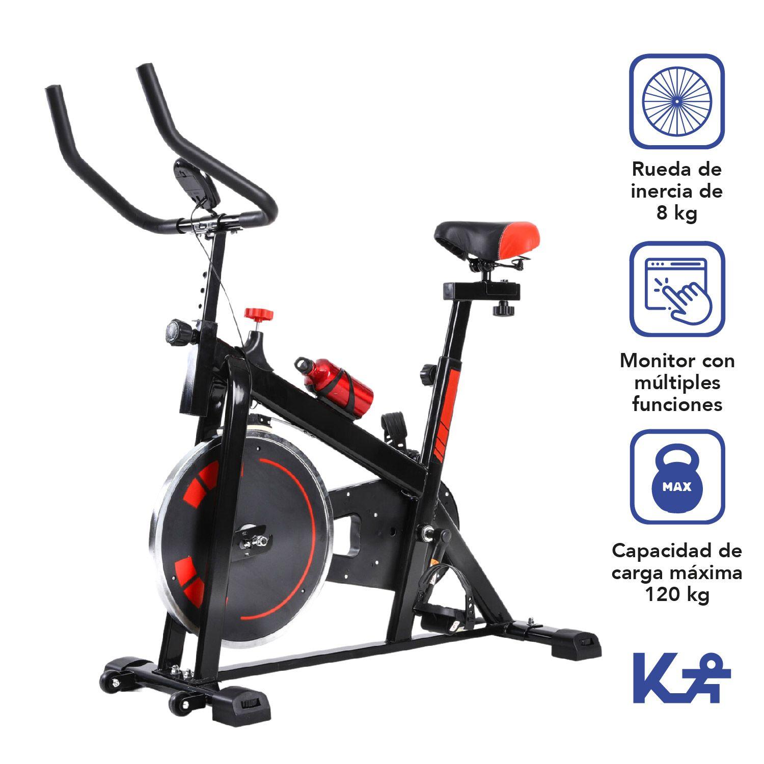 Bicicleta Estatica Fija Spinning Cardio Y Fitness 8 Kg-1