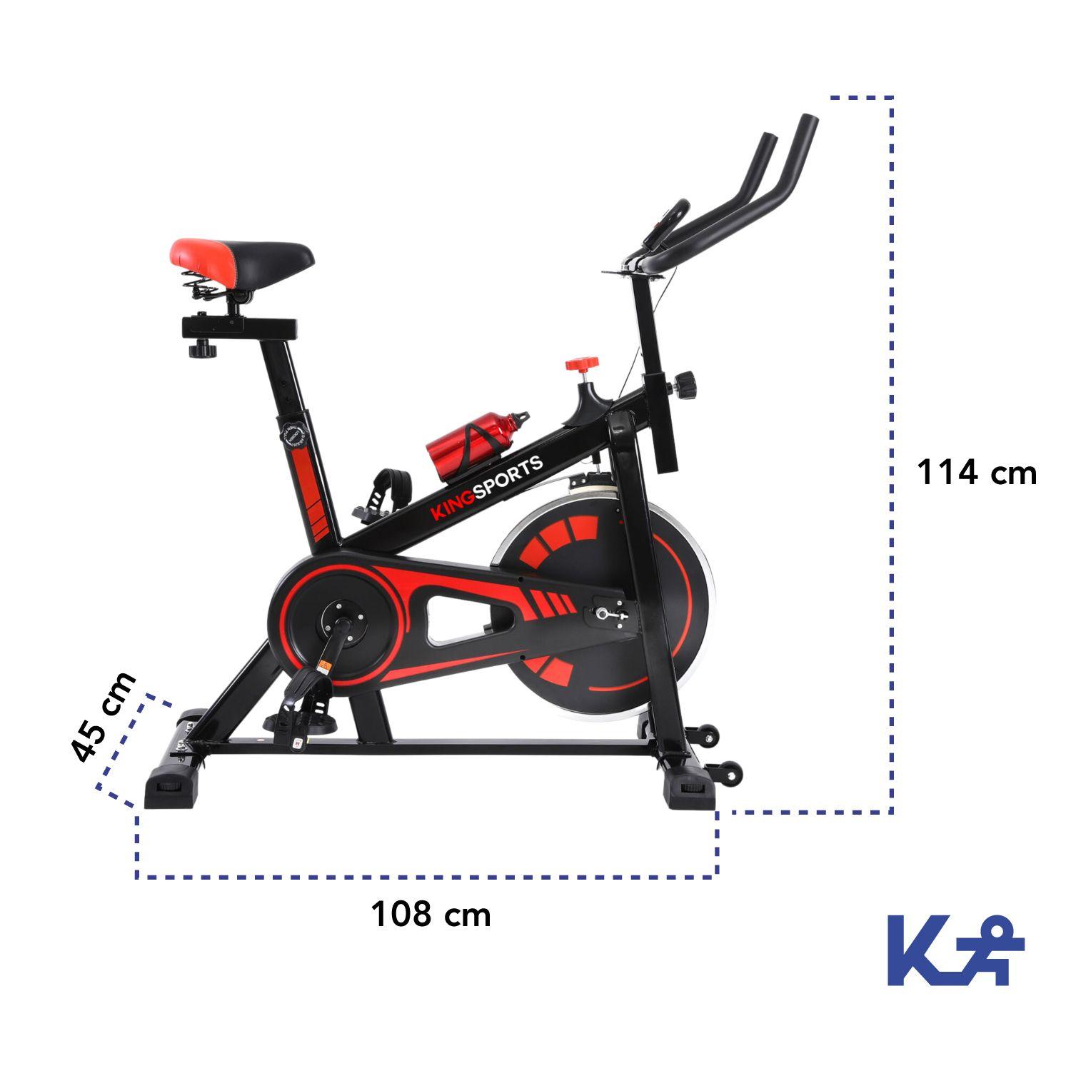 Bicicleta Estatica Fija Spinning Cardio Y Fitness 8 Kg-4