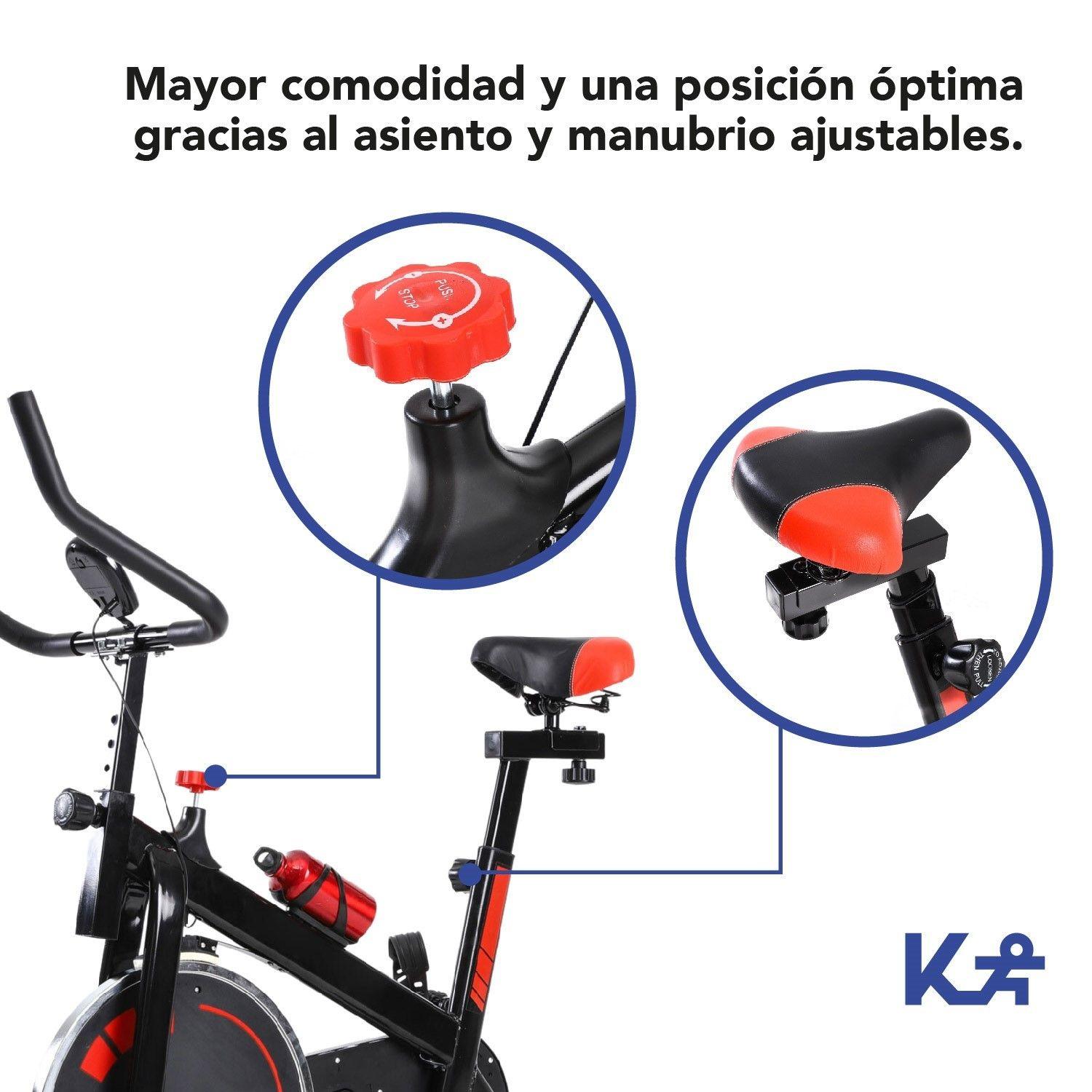Bicicleta Estatica Fija Spinning Cardio Y Fitness 8 Kg-7