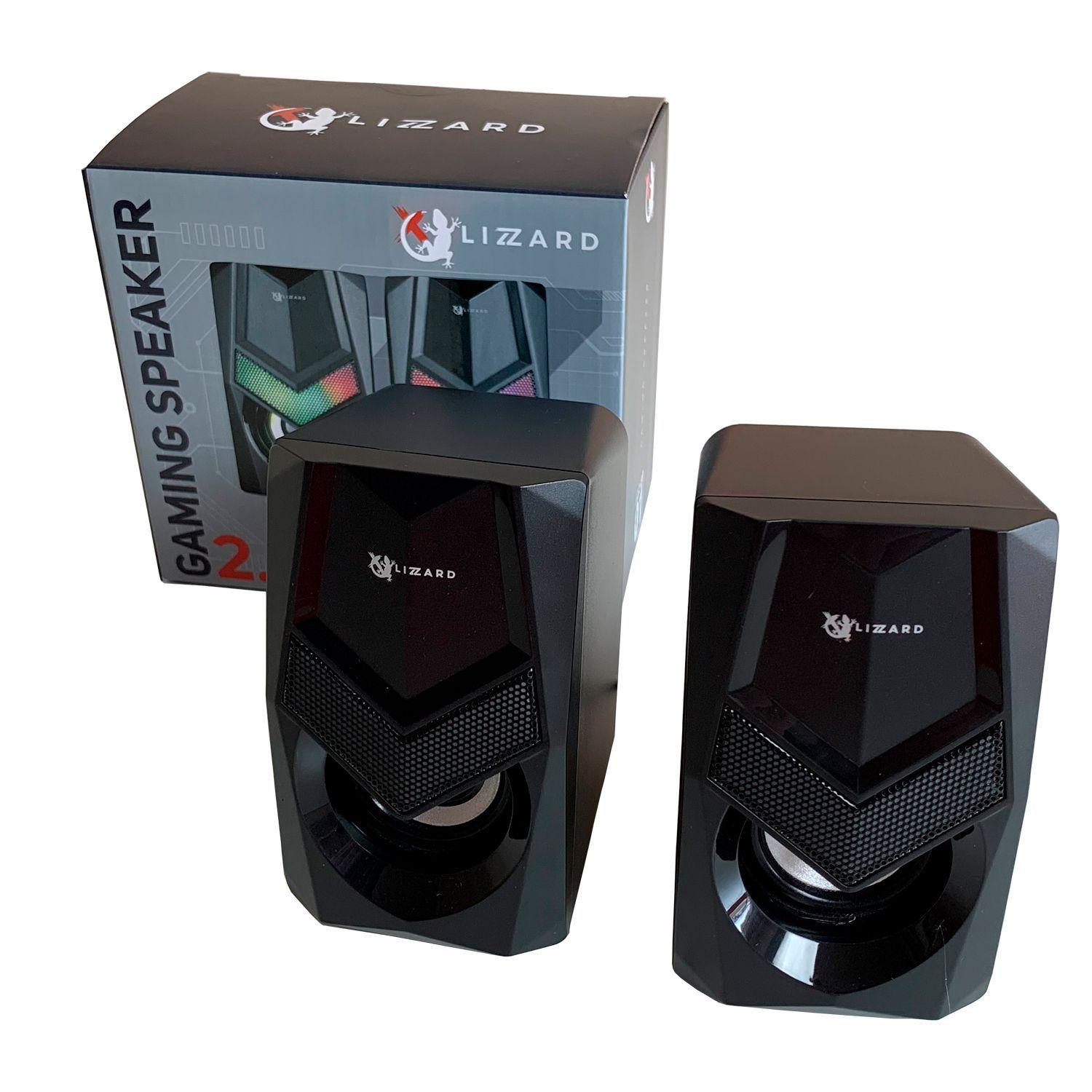 Parlante Gamer USB X-Lizzard con Luces LED-1