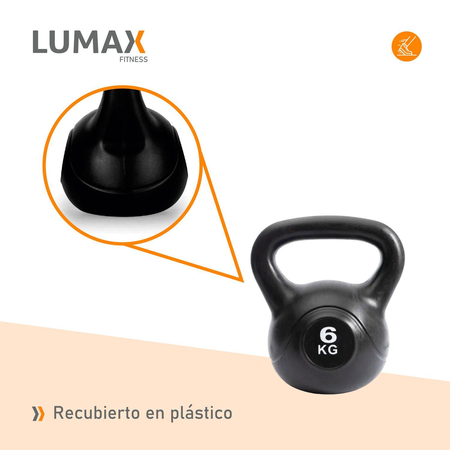 Set Par de Pesas Rusas Kettlebell 6kg Entrenamiento-7