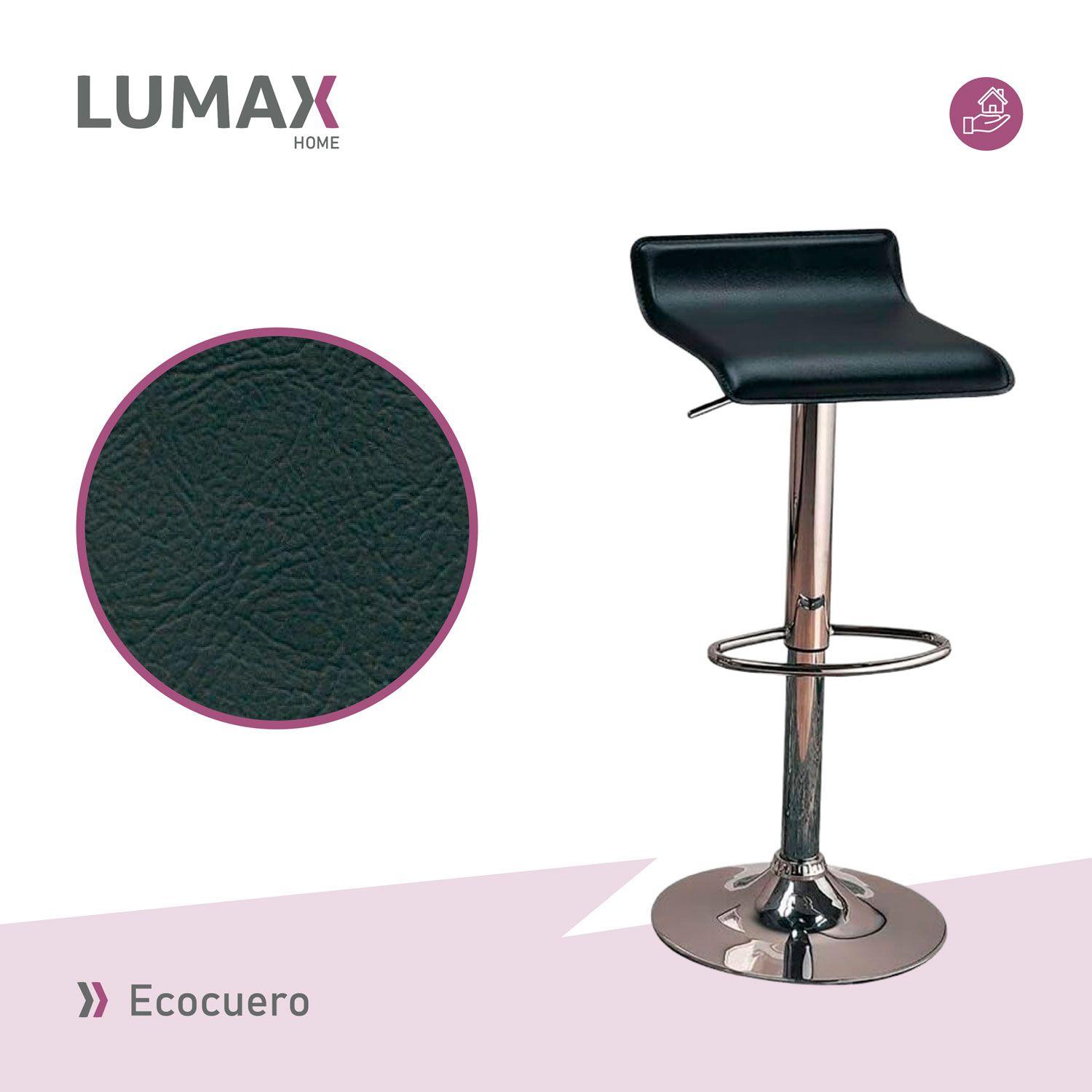 Piso Bar Taburete Rectangular Kai Negro-4