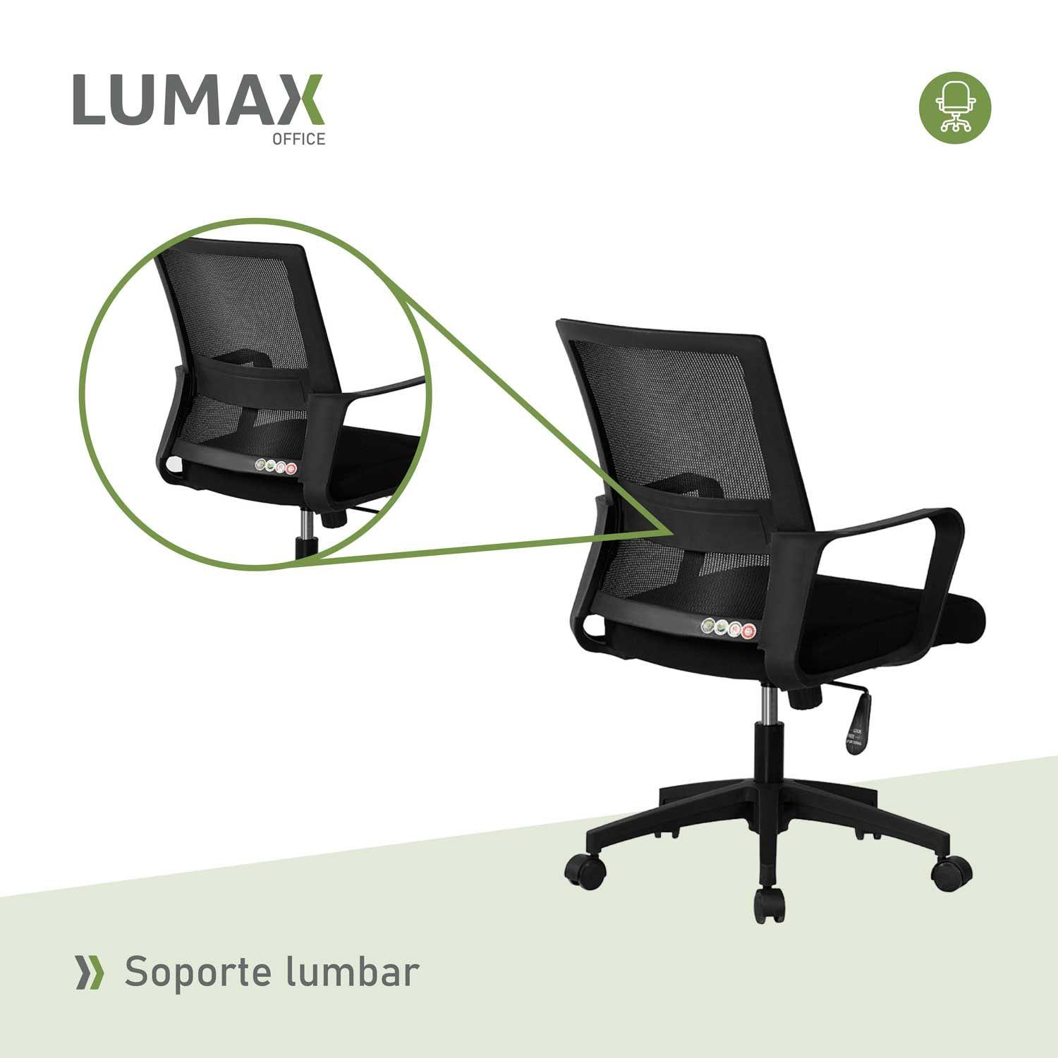 Silla de Escritorio Oficina Ryan Negro-6