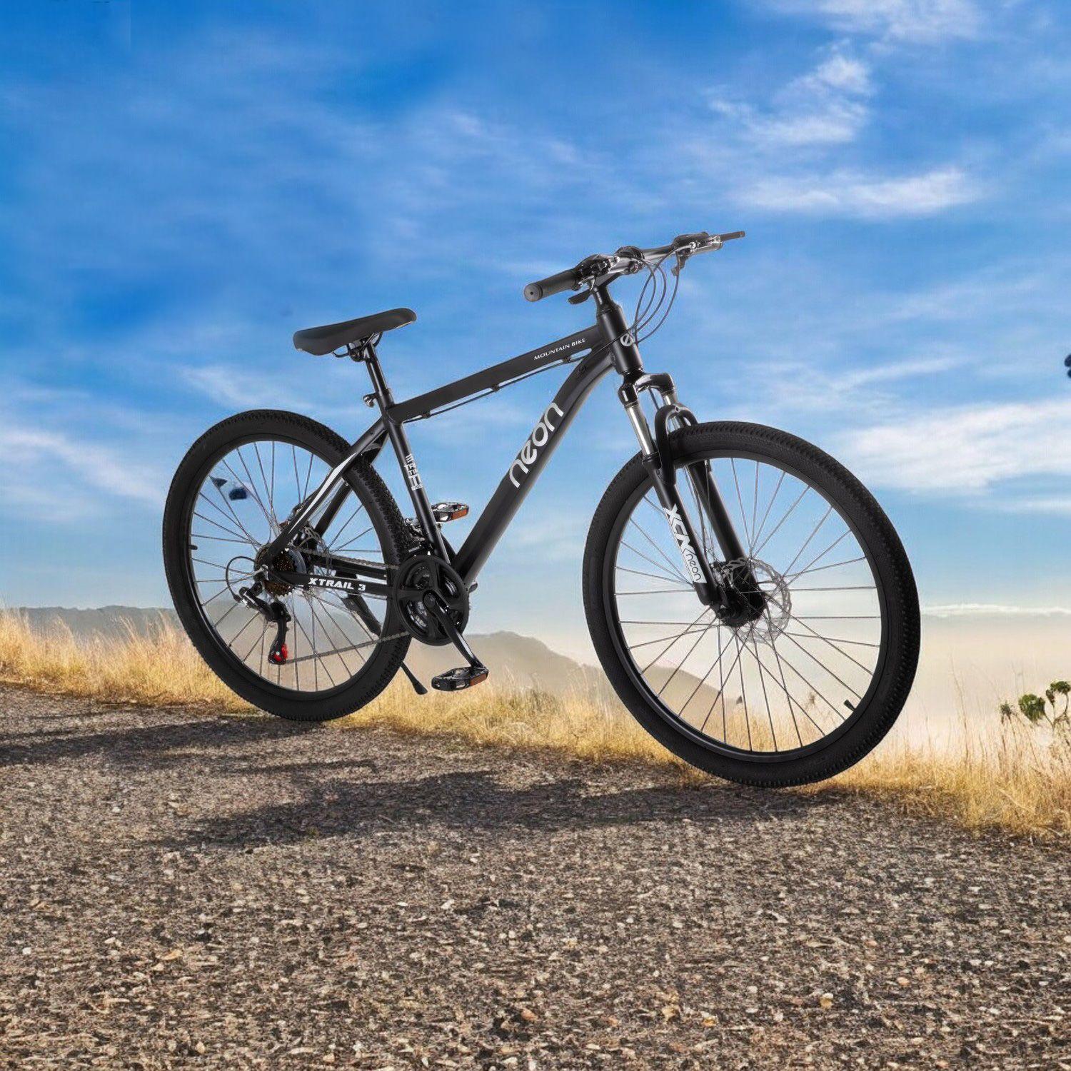 Bicicleta De Montaña Aro 26 Aluminio 21 velocidades Negro-6