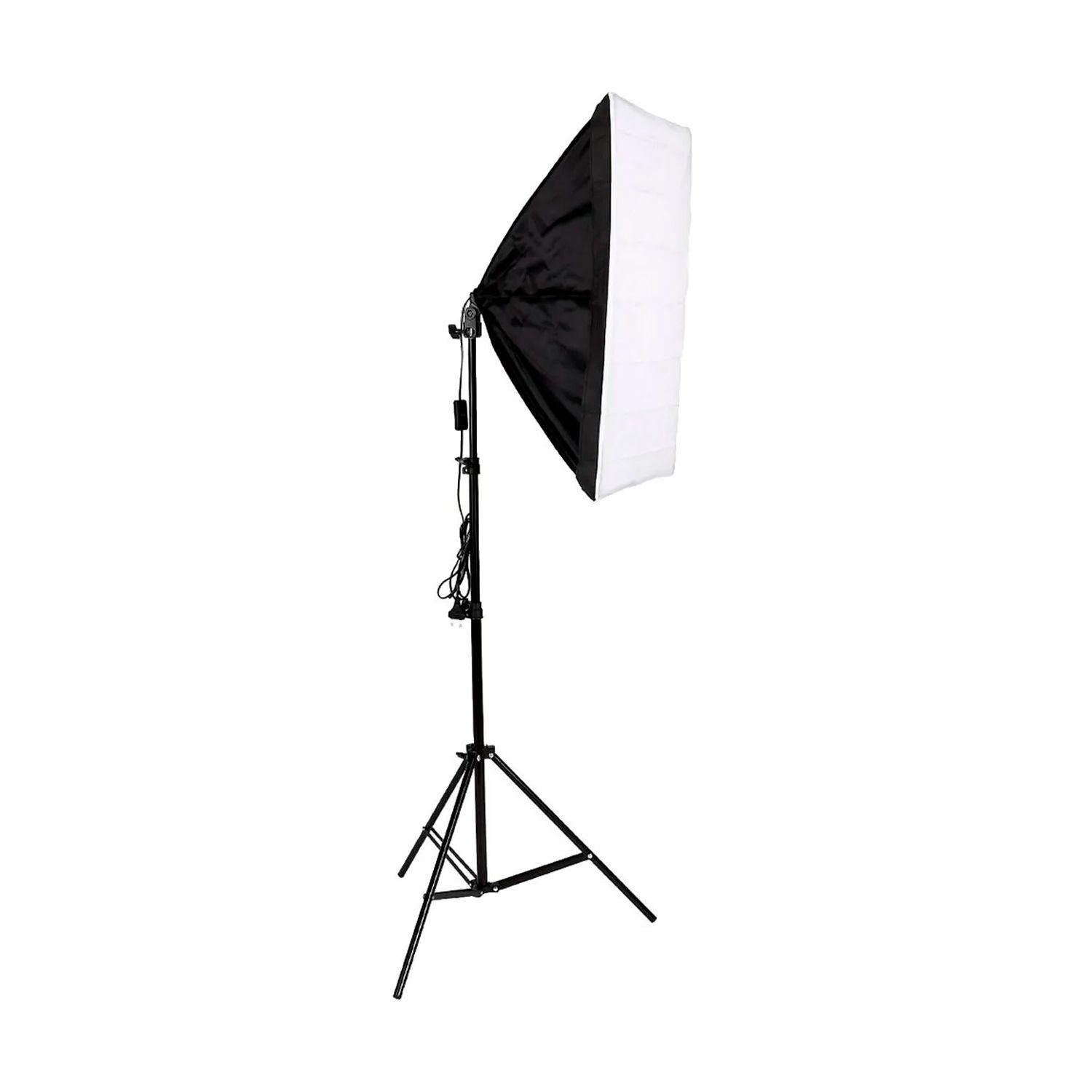 Pack 2 Cajas De Luz Softbox + 2 Tripodes + 8 Led 16w Ge Sec-3