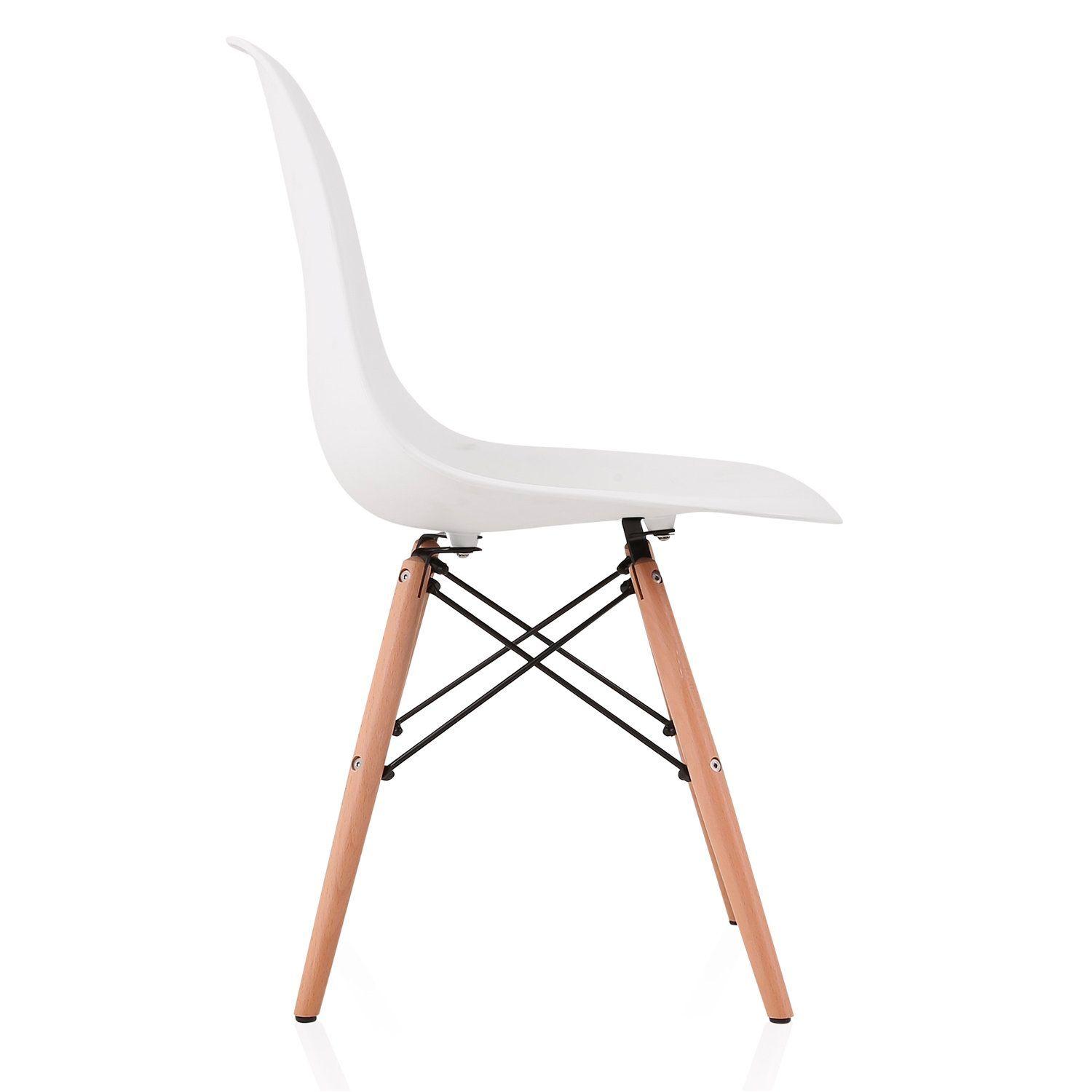 Set 4 Silla Eames Dsw Clasica Blanca-4