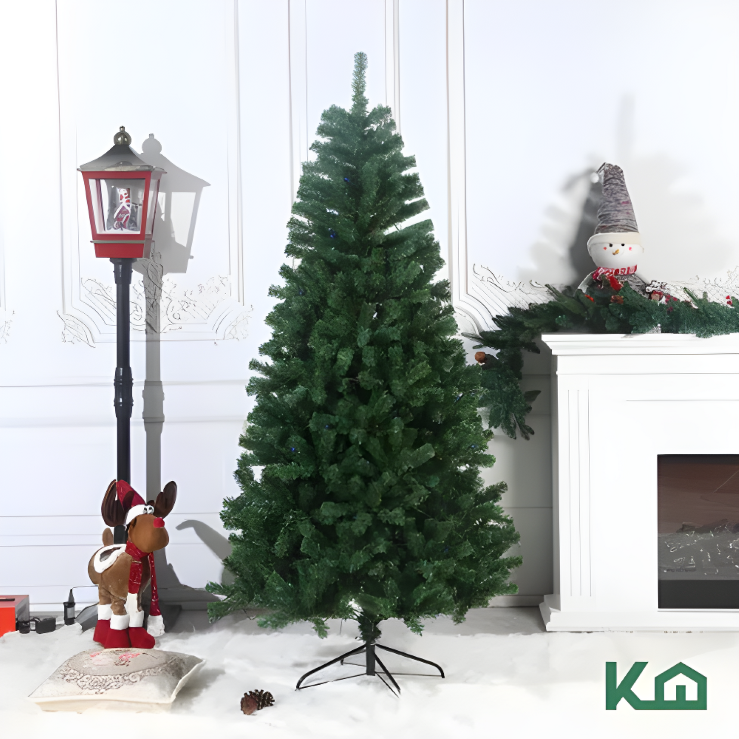 Arbol De Navidad 2.10m Artificial Pino Navideño Frondoso-3