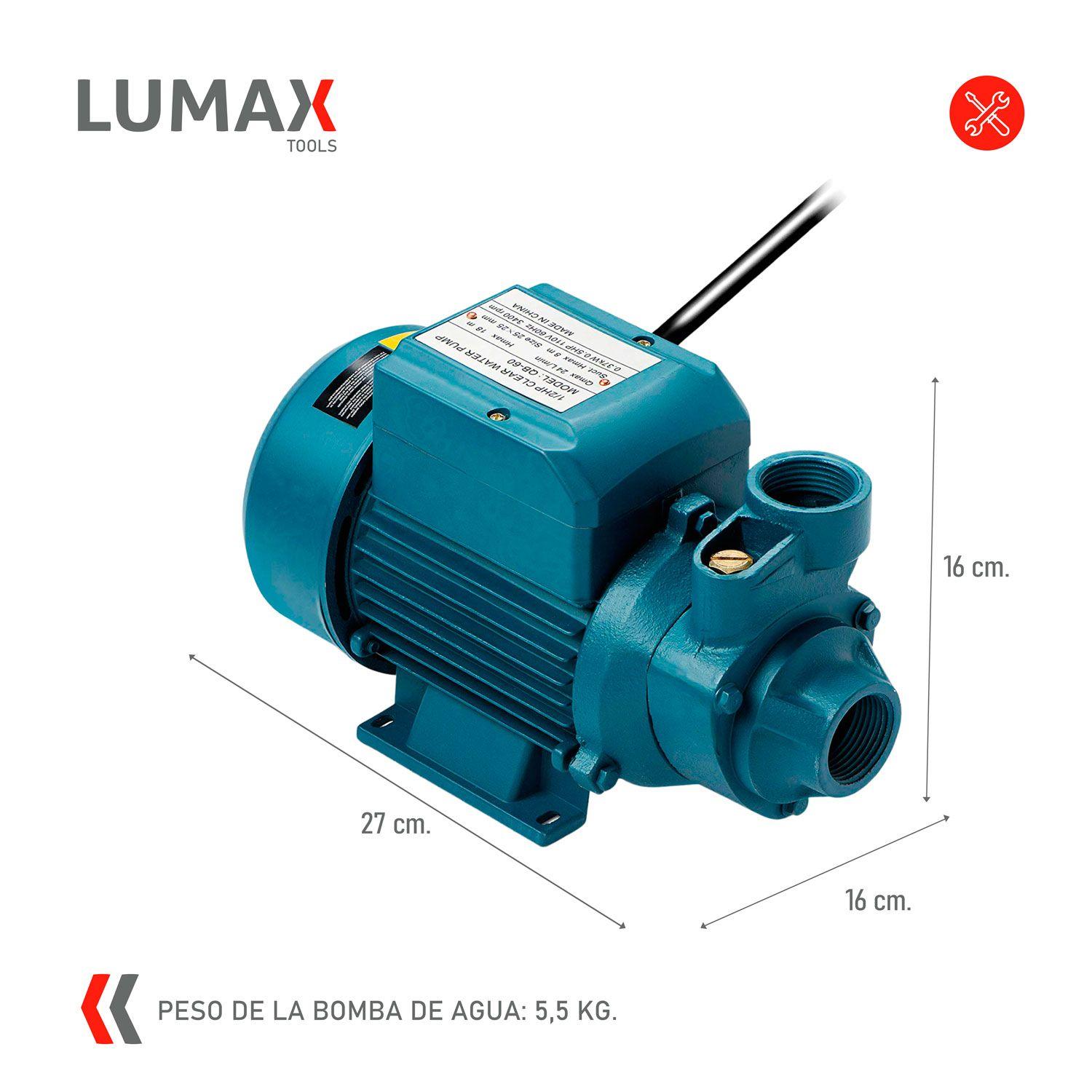 Bomba de Agua Periferica 1 Hp 60 LPM color Azul-1