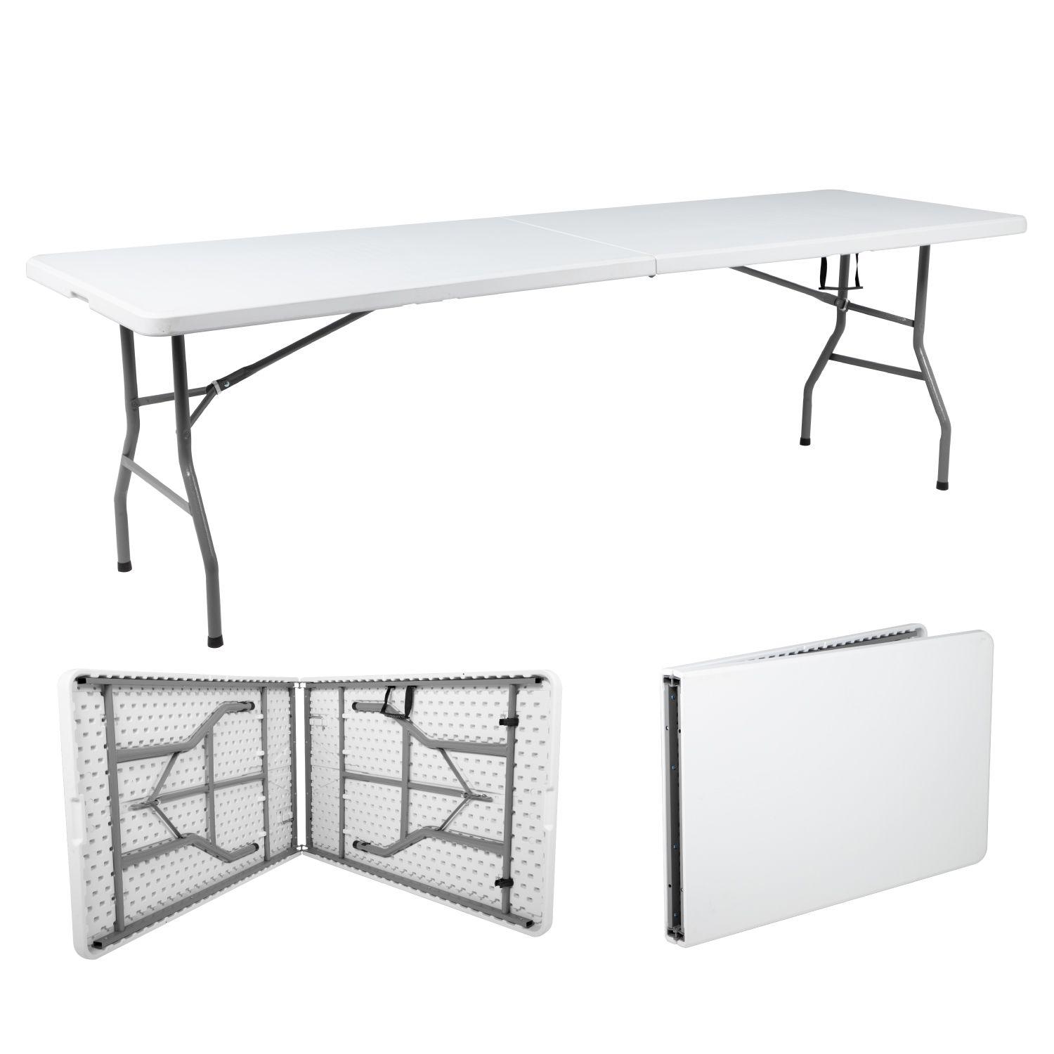 Mesa Plegable 1.8 Mts Tipo Maleta Portatil Camping Jardin-1