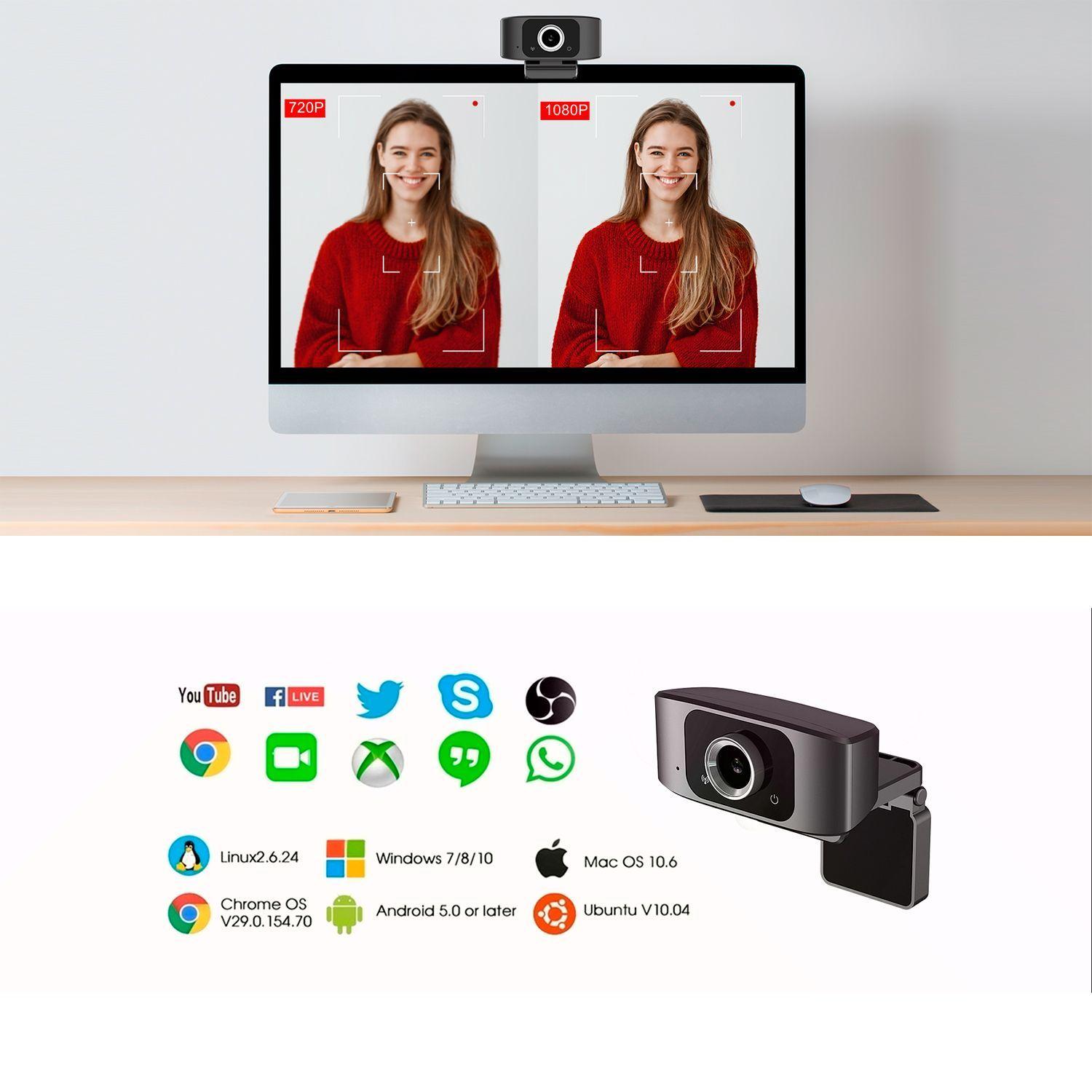 Webcam Vidlok by Xiaomi W77 FullHD 1080p | Zoom Teams Meet-5