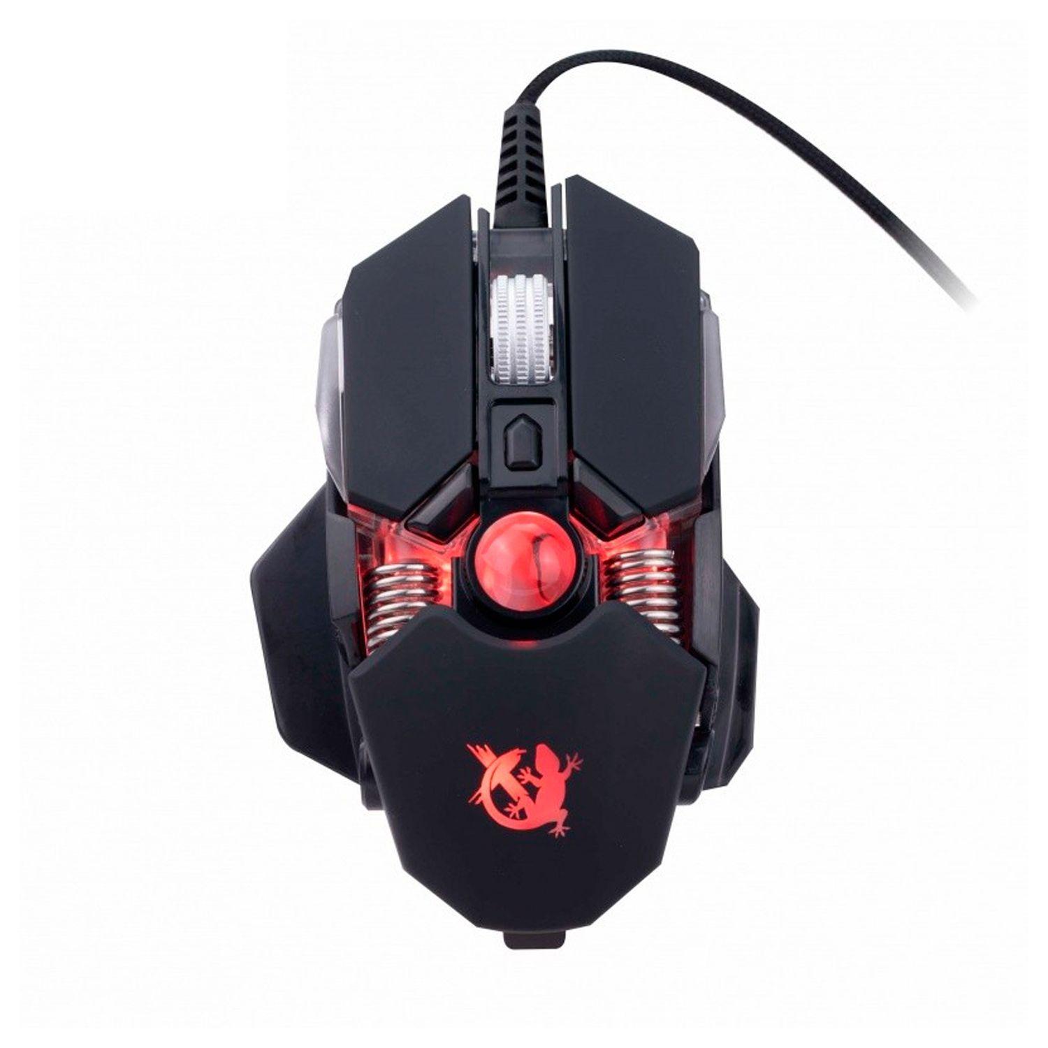 Mouse Gamer USB X-Lizzard DPIs Variables Luces LED Con Metal-0