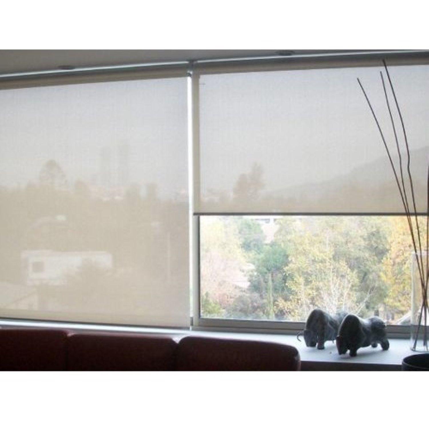 Cortina Roller Rustica Lumax 1.0 X 1.6 mts Blanca-2