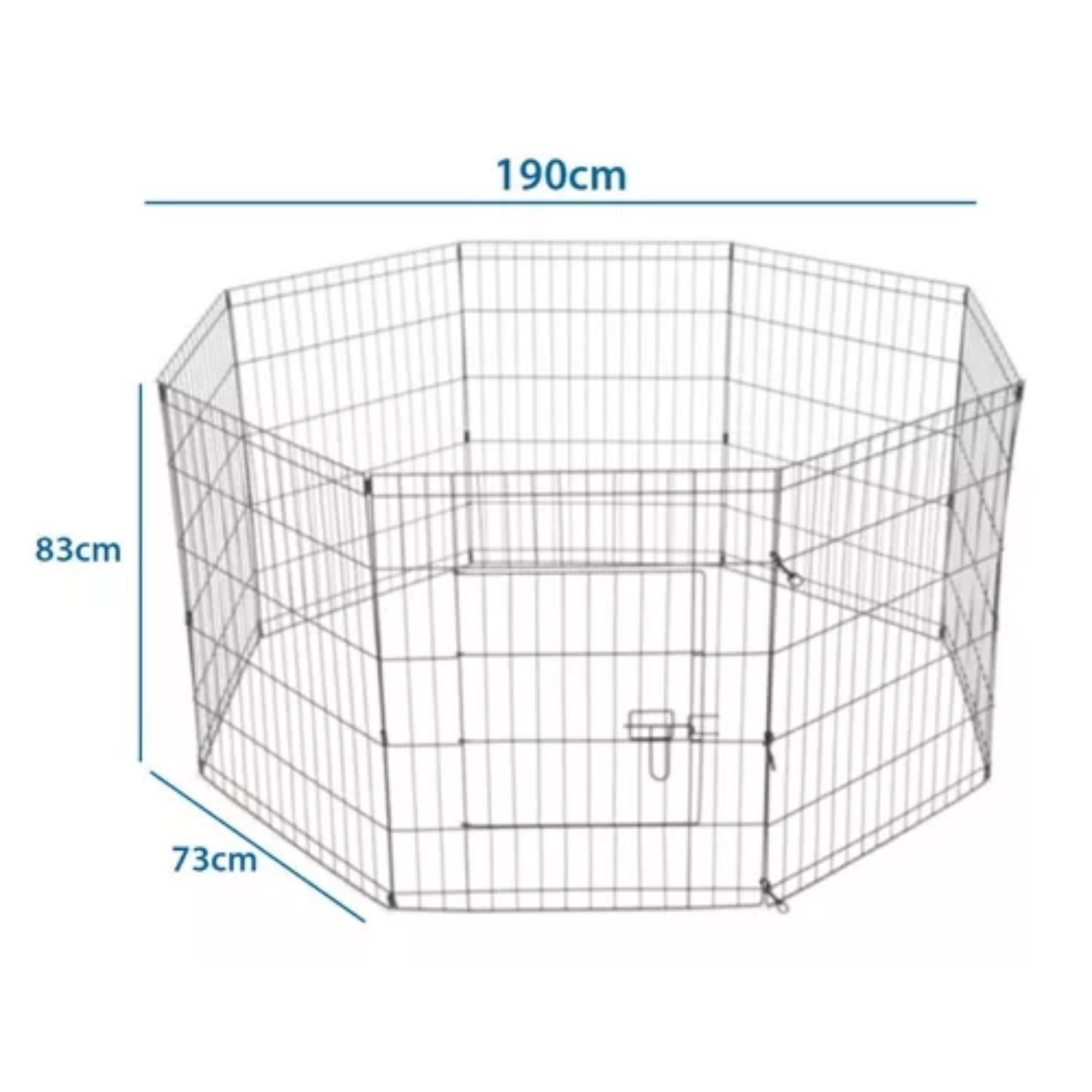 Corral Plegable Pet 90cm Alto 3 Posiciones L (large)-1