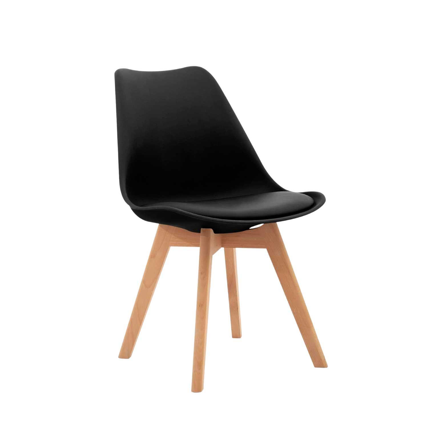 Silla Nordica Eames Tulip Negra-0