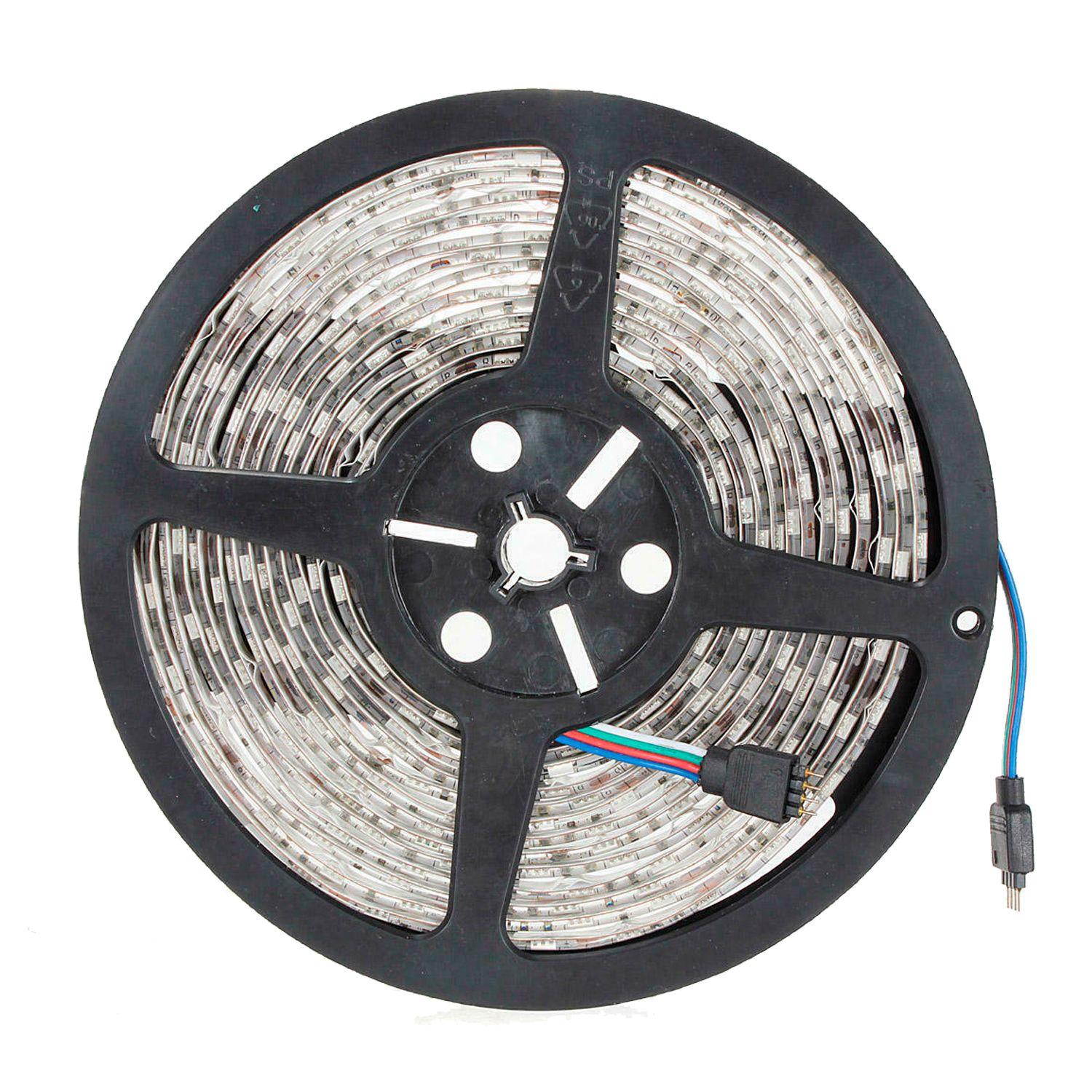 Tira LED 300 Luces RGB 5 Metros + Control Remoto + Tranfo-1