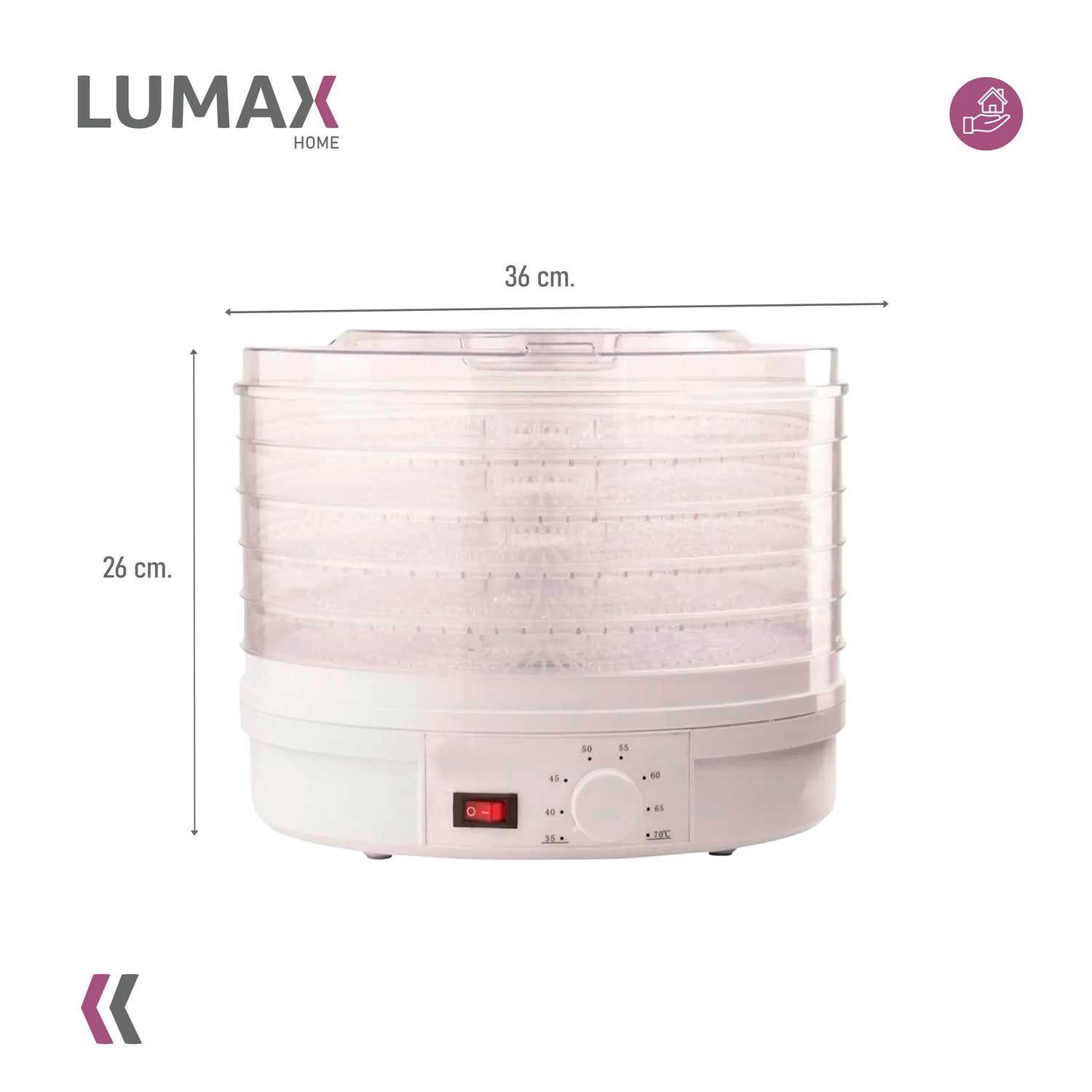 Deshidratador De Alimentos 5 Bandejas Lumax-2