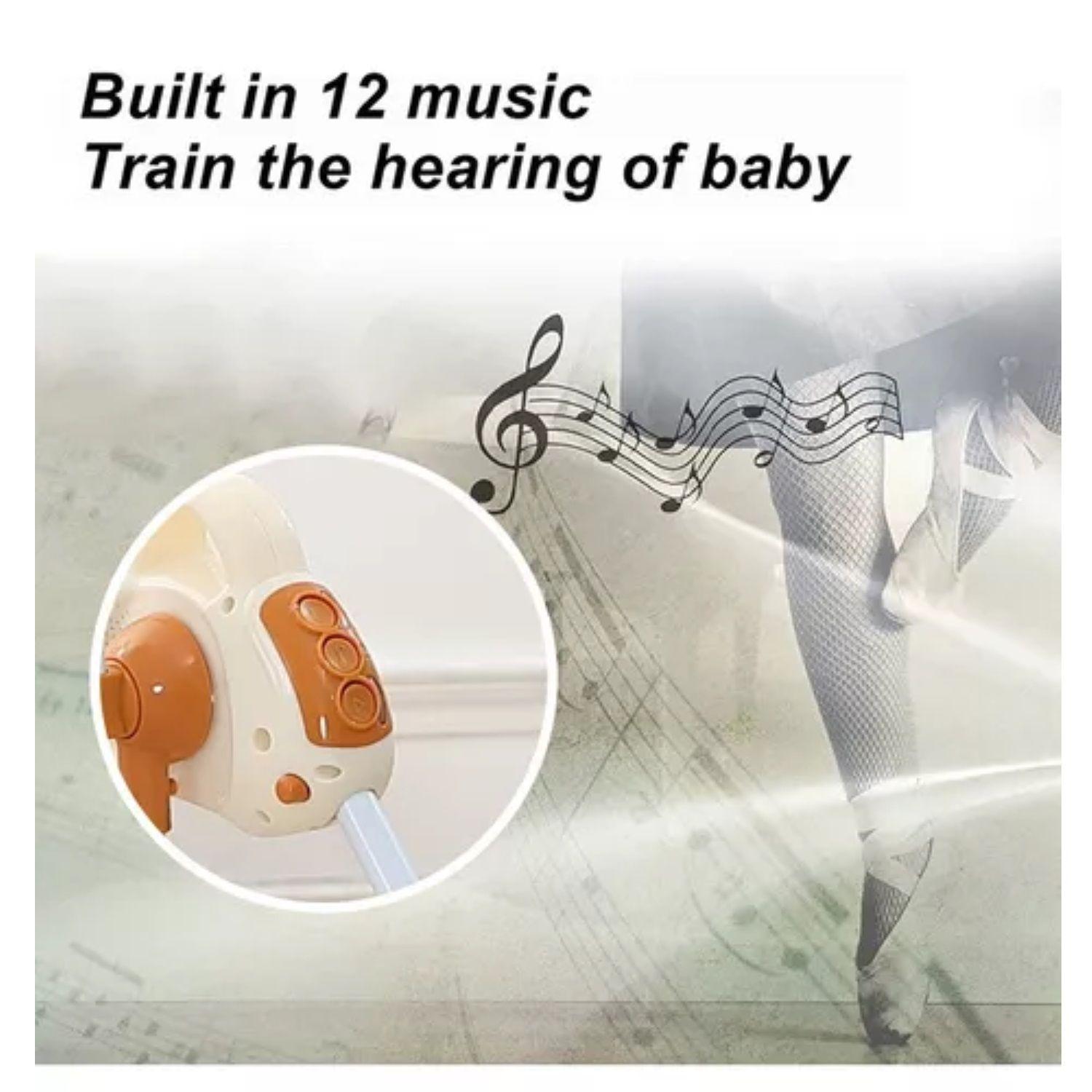 Silla Cuna Mecedora Electrica Con Mosquitero Y Musica Bebe-2