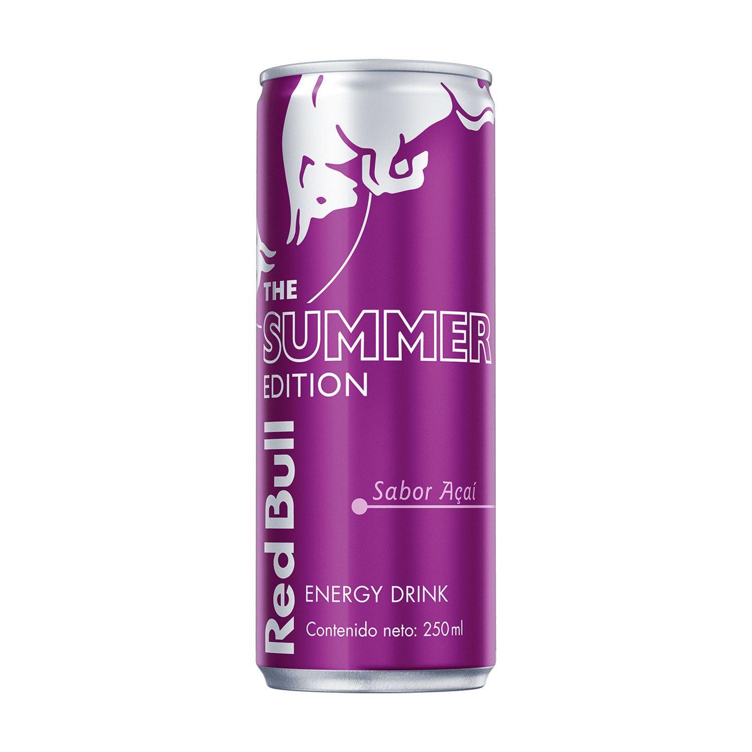 Bebida Energetica Red Bull Açai 12 Latas De 250ml-2